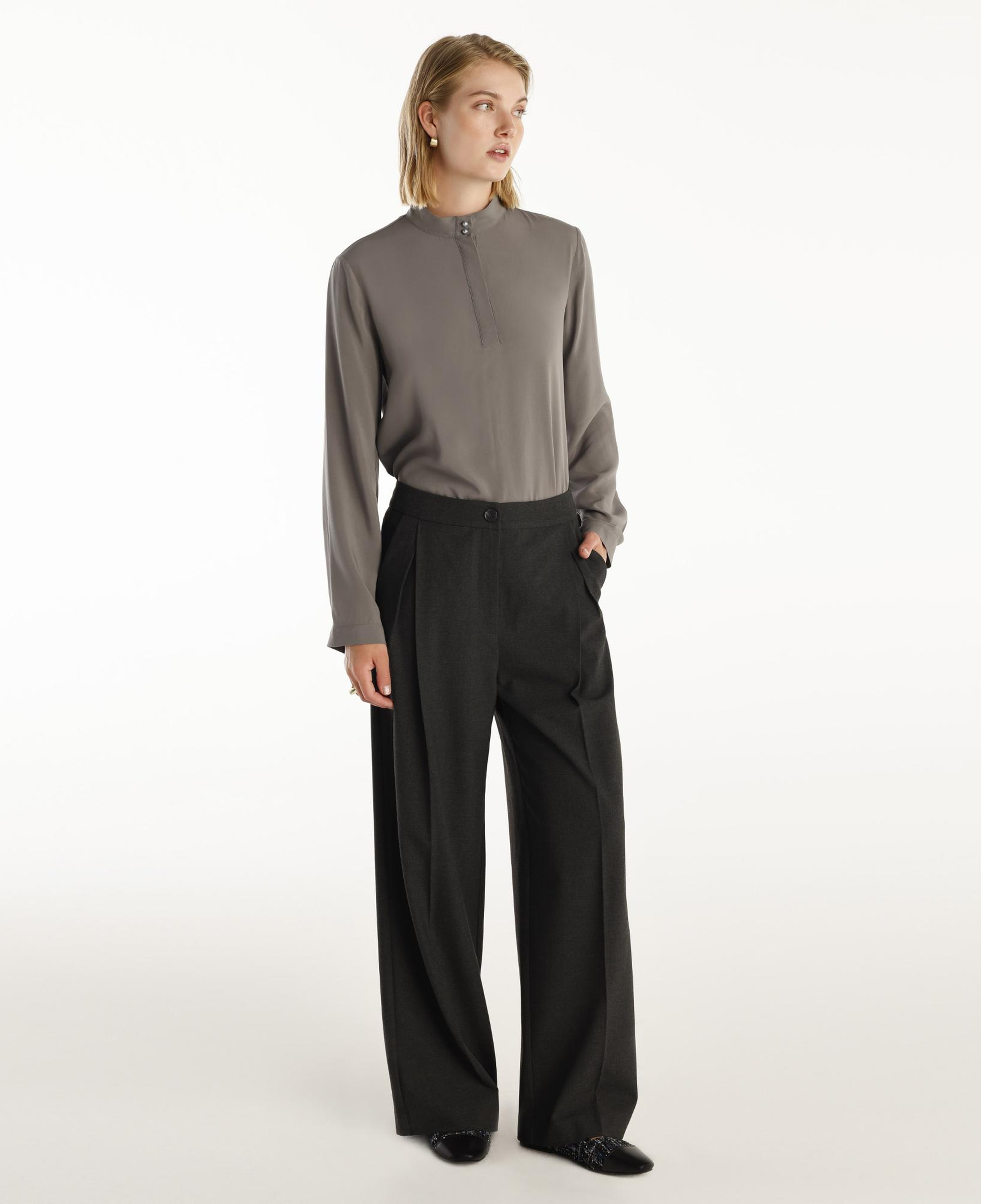 YARGICI Dökümlü Pilili Pantolon