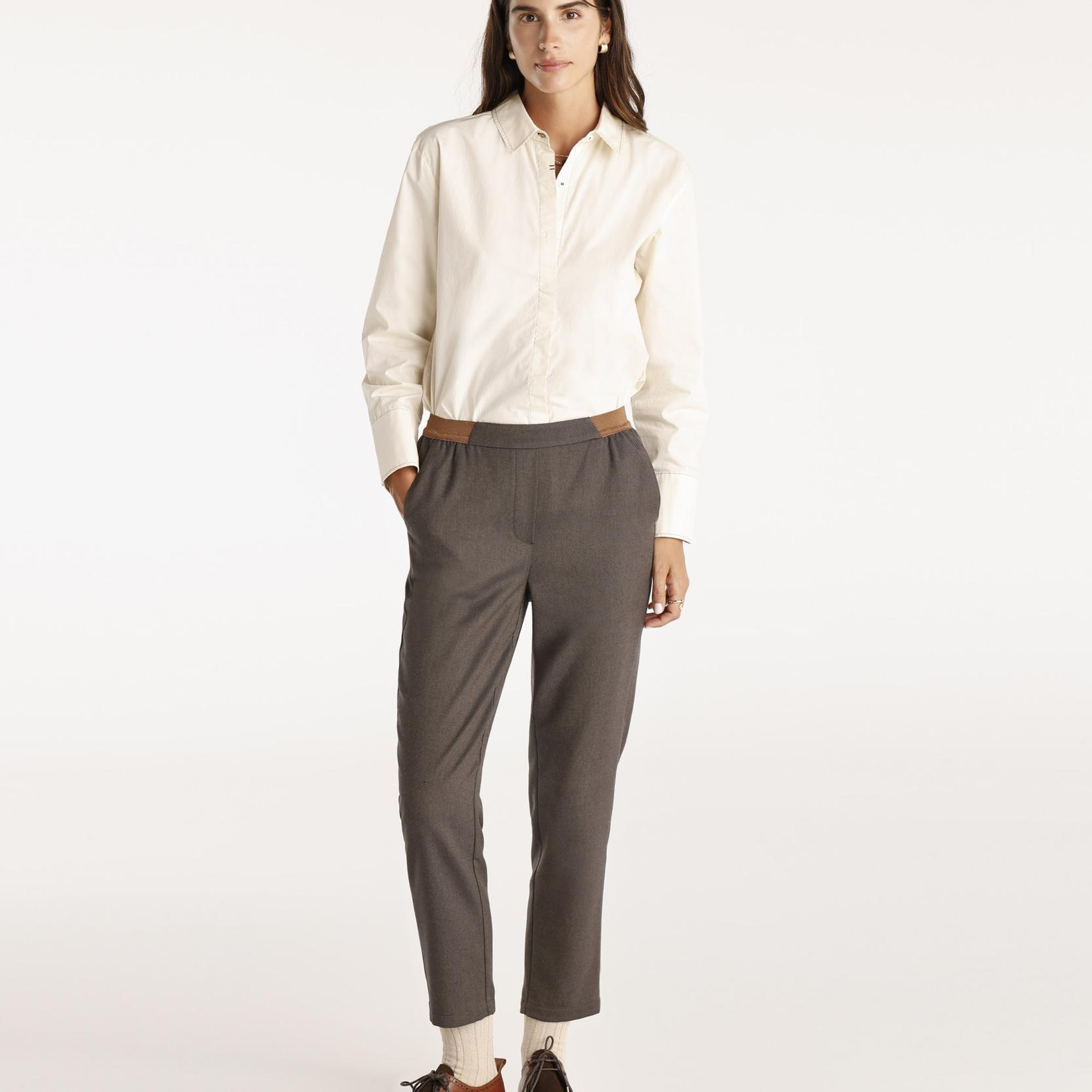 YARGICI Beli Lastikli Pantolon