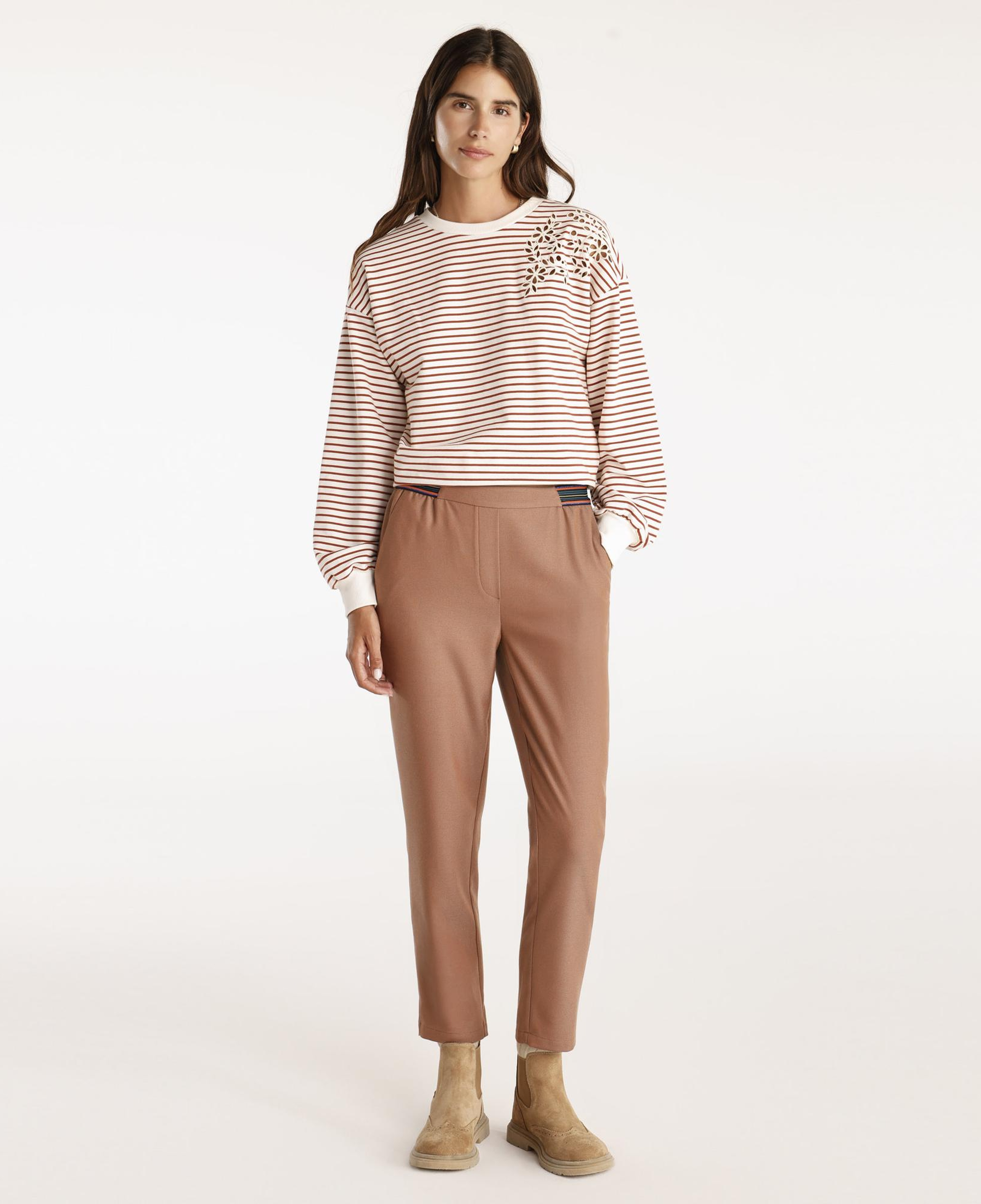 YARGICI Beli Lastikli Pantolon