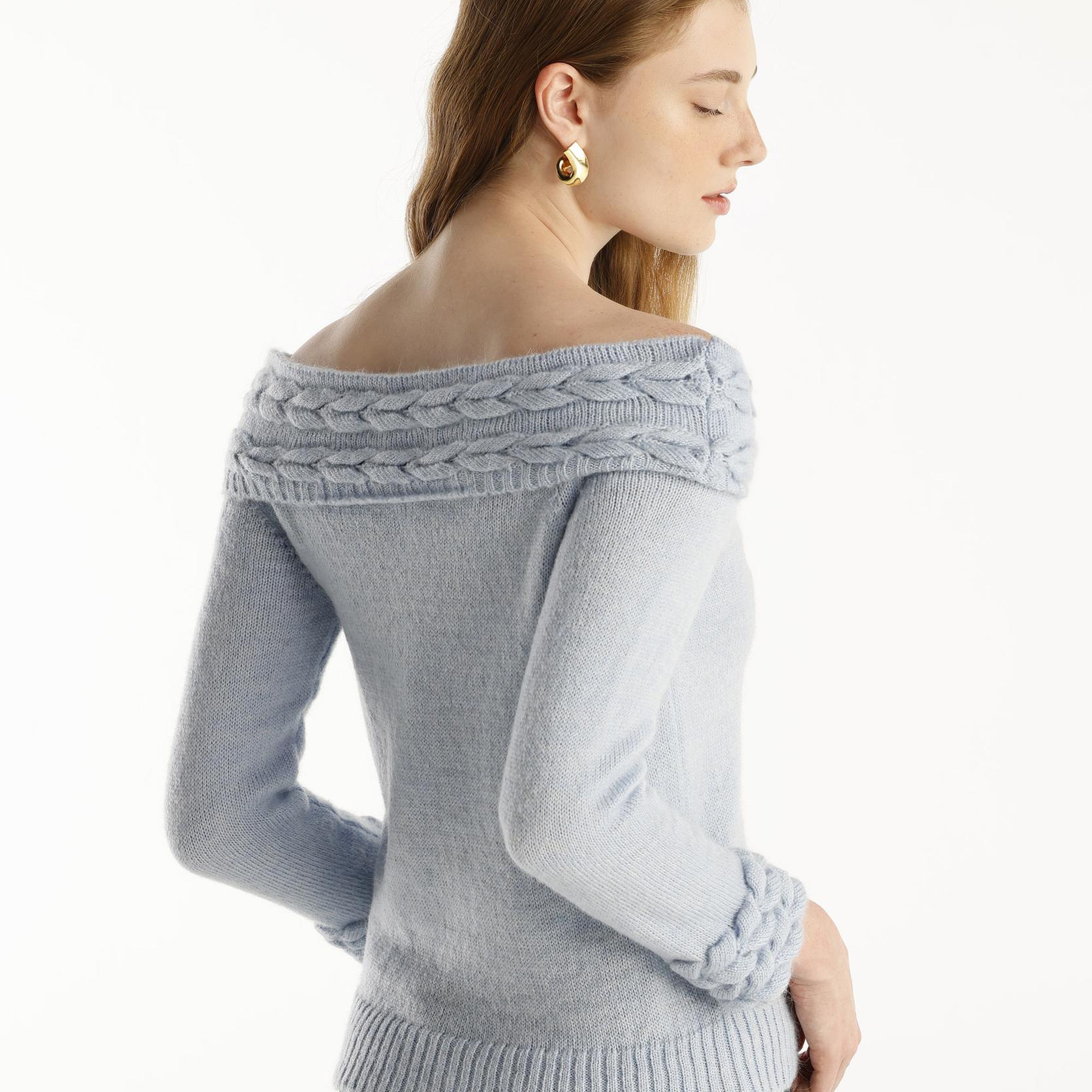 YARGICI Yaka Detaylı Kazak