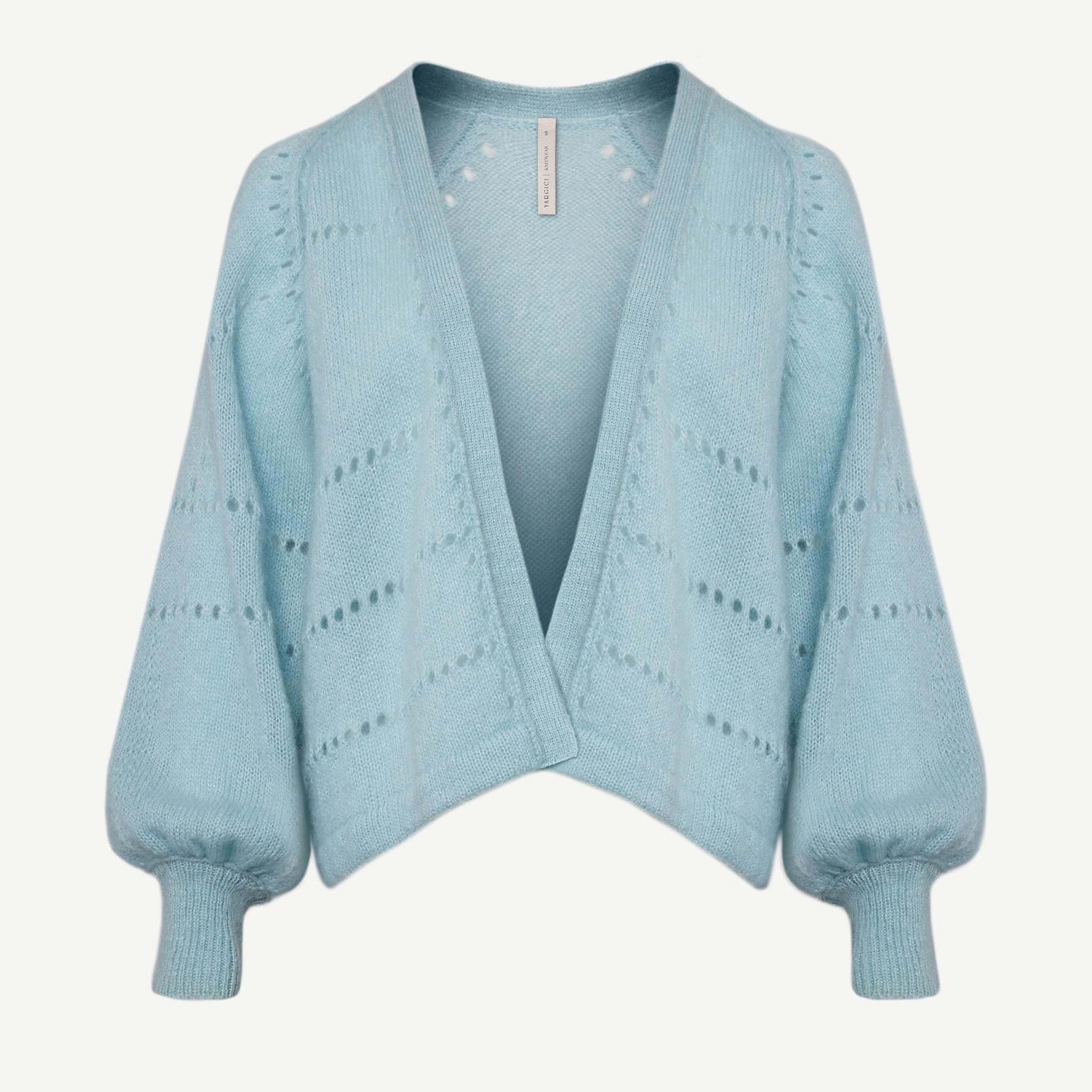 YARGICI V Yaka Kısa Hırka