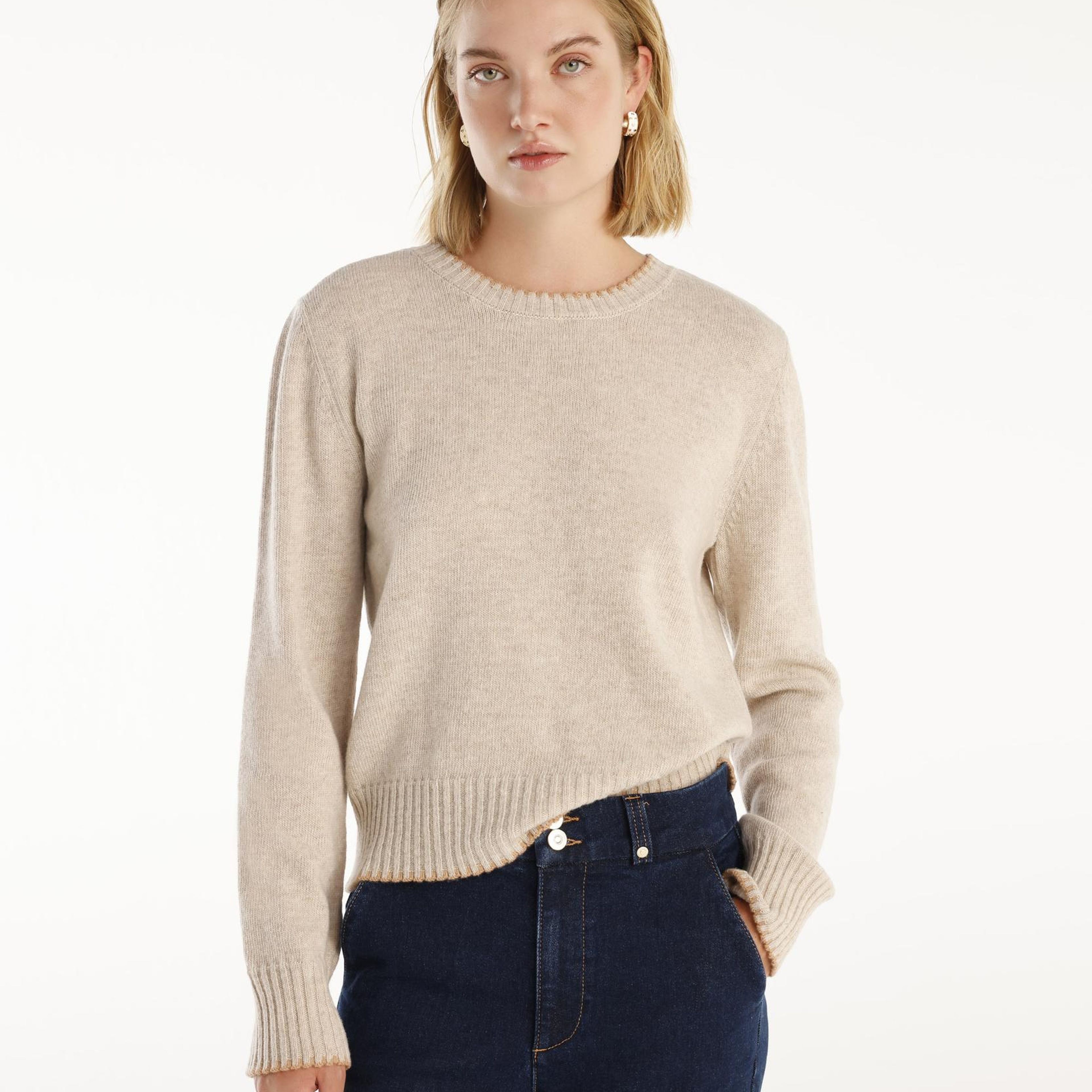 YARGICI Yakalı Detaylı Kazak