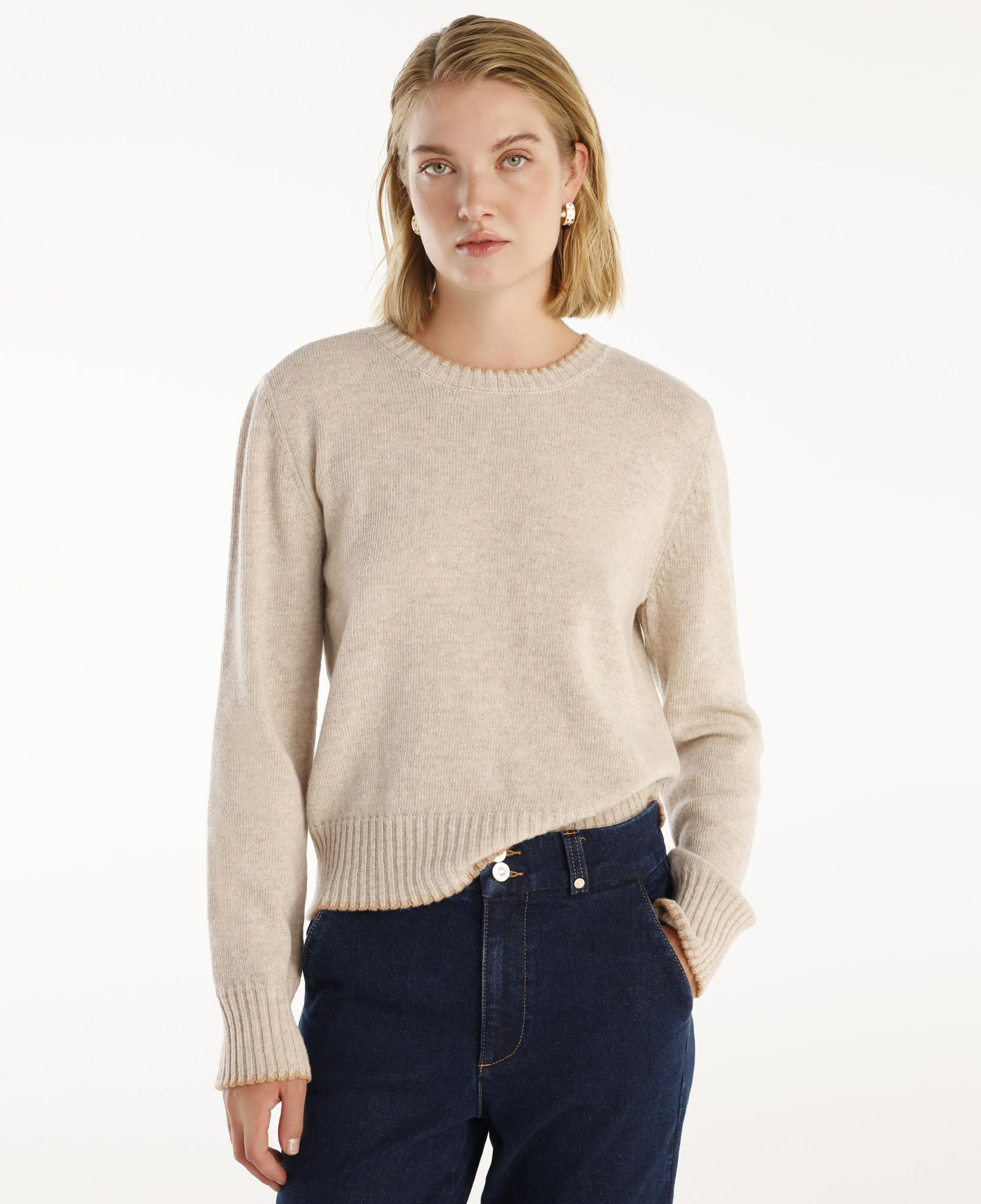 YARGICI Yakalı Detaylı Kazak