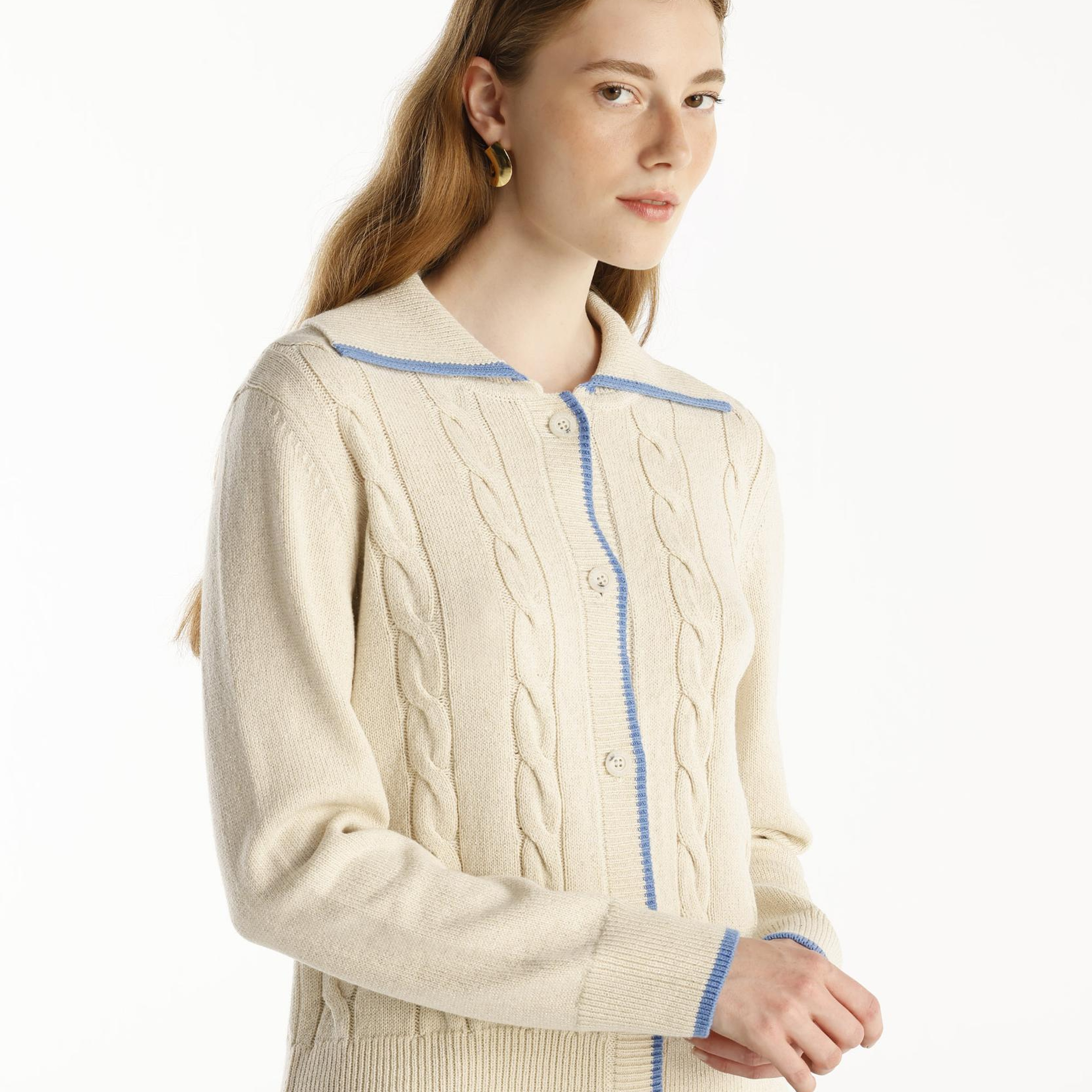 YARGICI Gömlek Yakalı Hırka