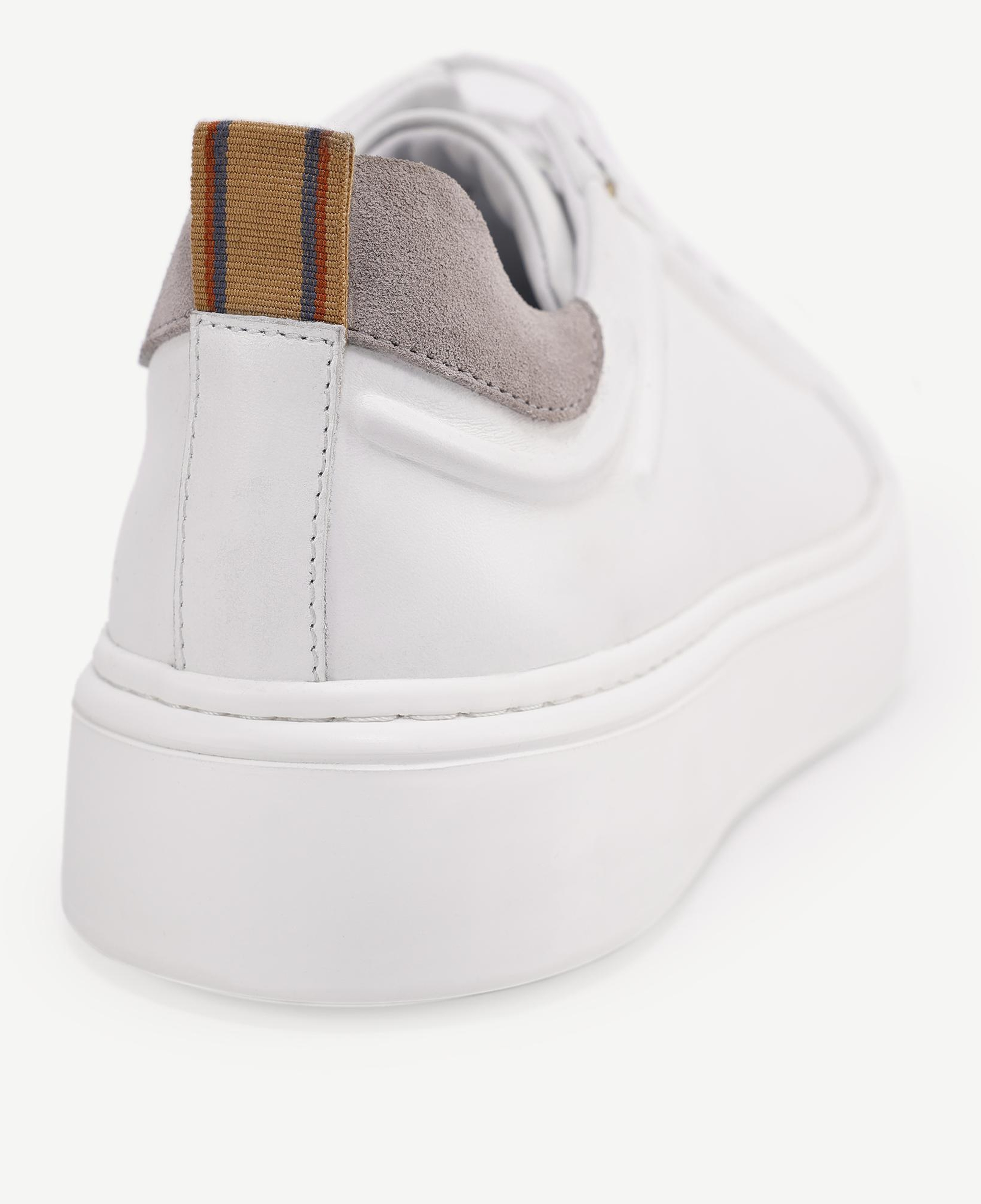 YARGICI Silikon Kabartmanlı Deri Bağlı Sneakers