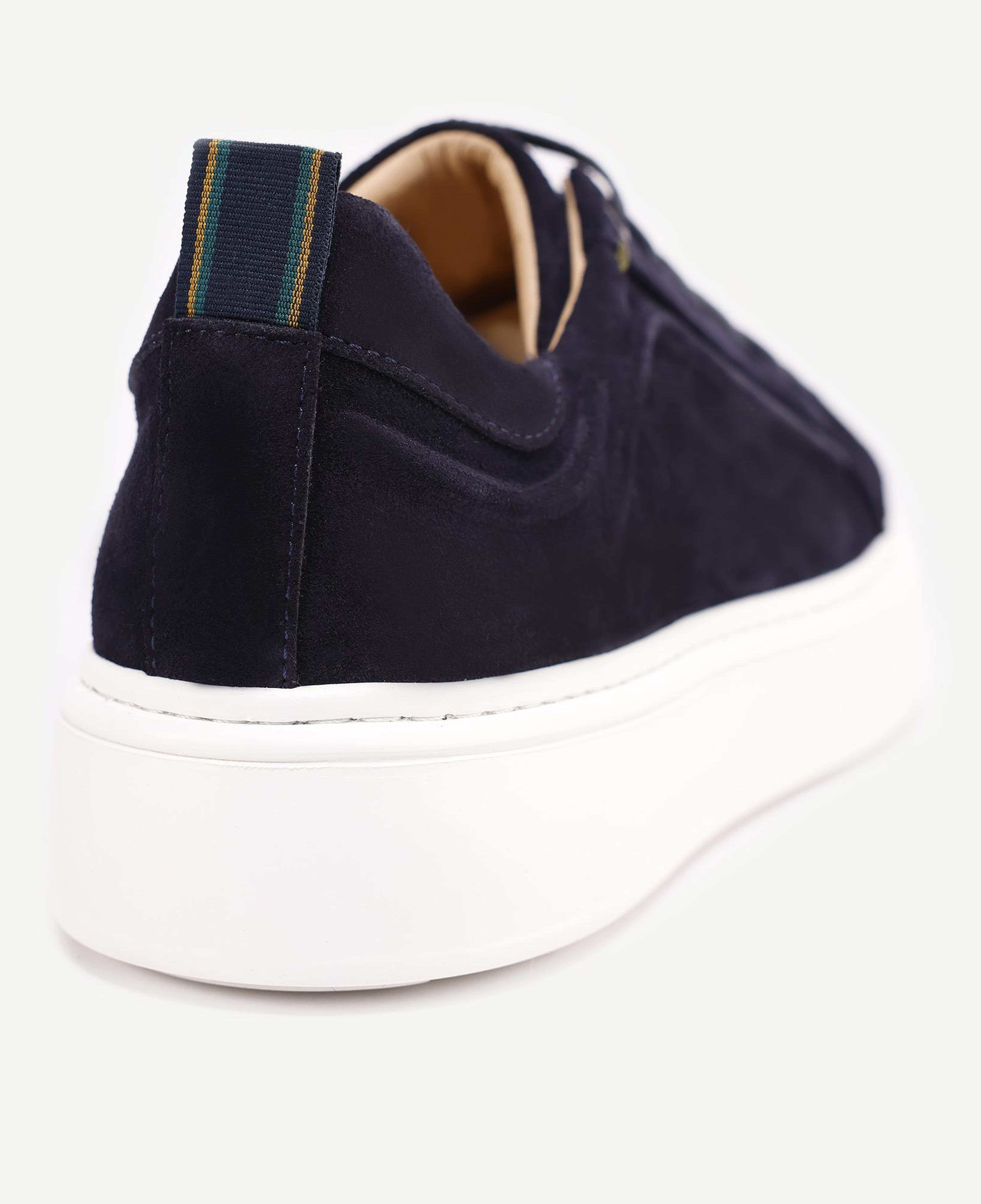 YARGICI Silikon Kabartmanlı Deri Bağlı Sneakers