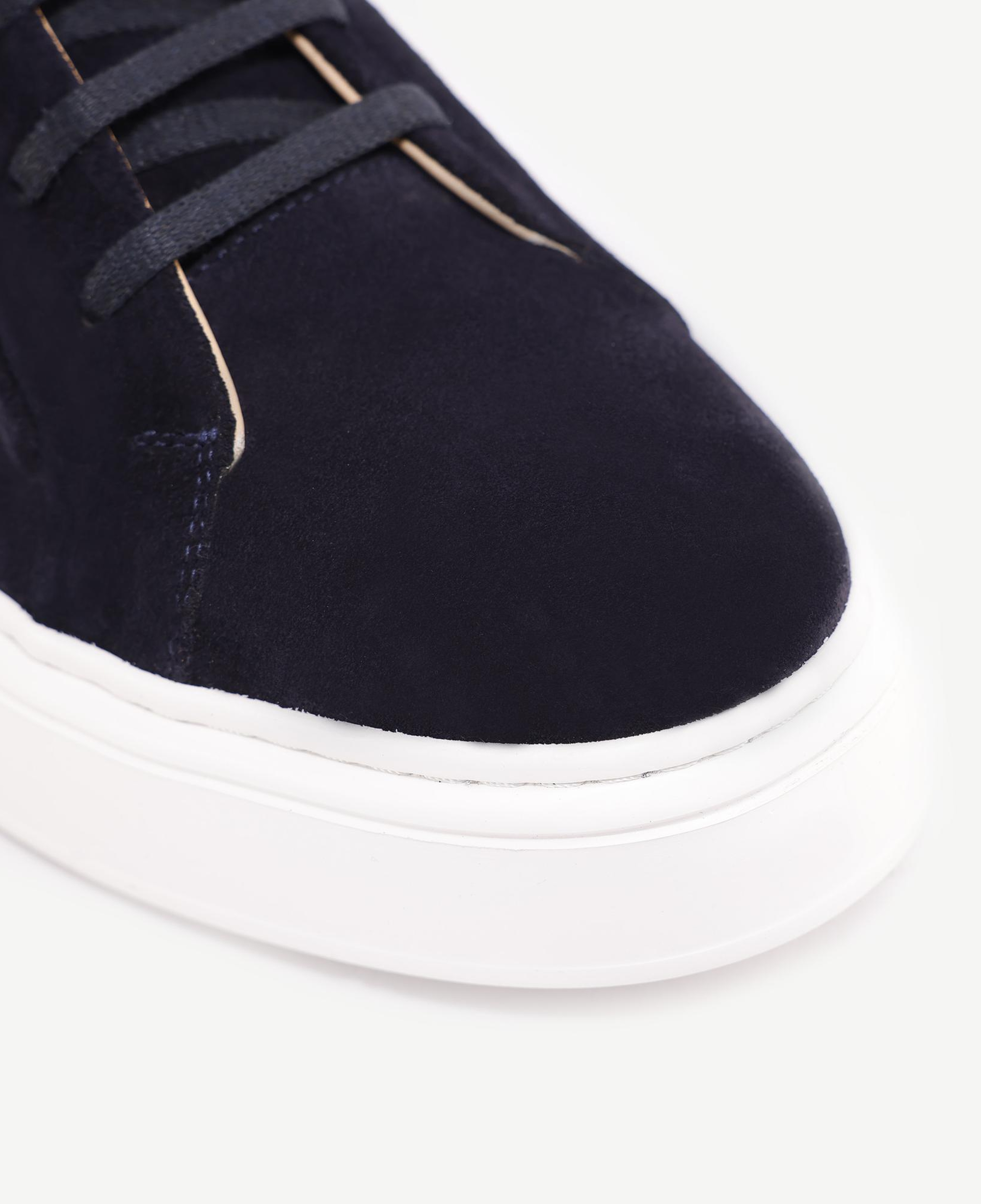 YARGICI Silikon Kabartmanlı Deri Bağlı Sneakers