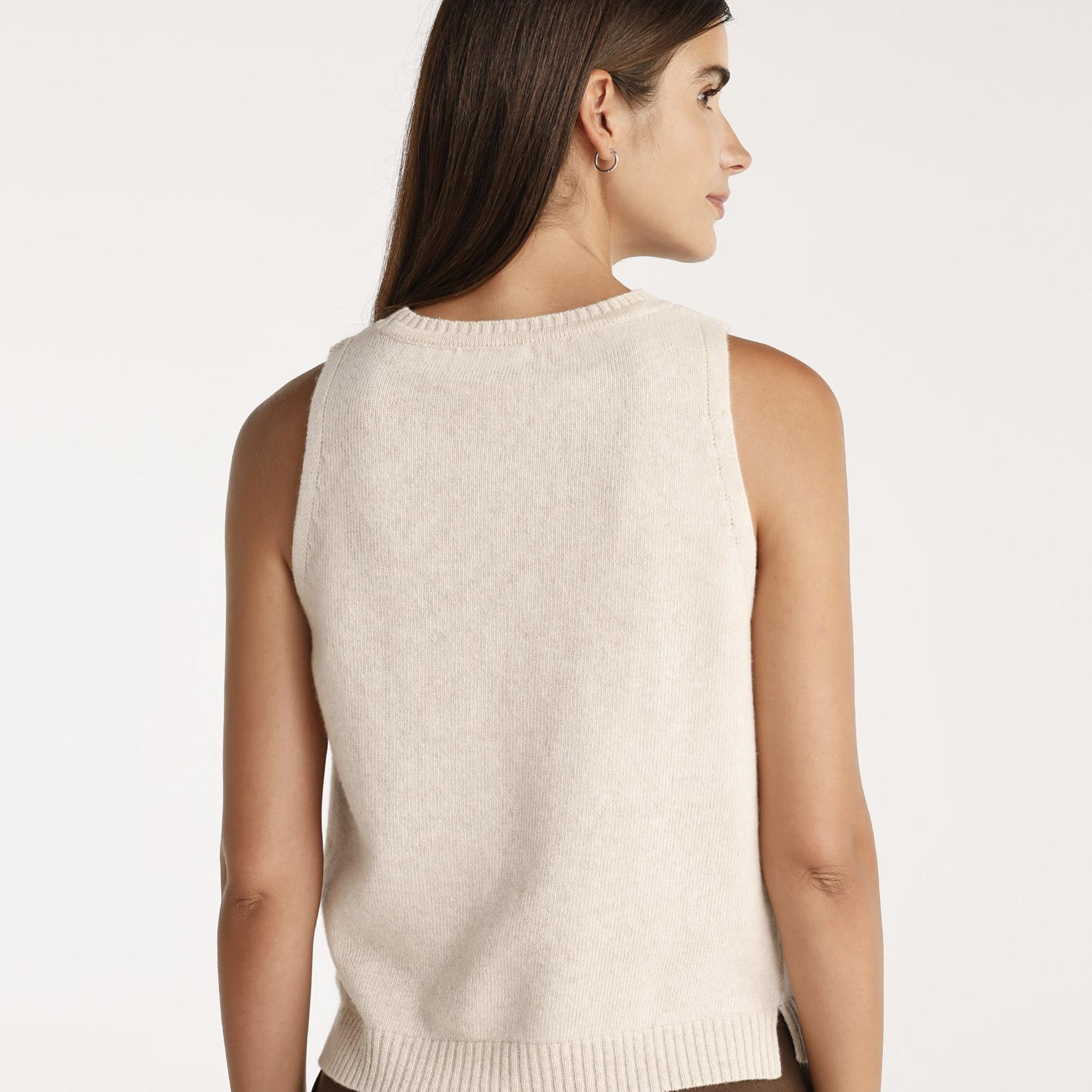 YARGICI Halter Yakalı Triko Üst