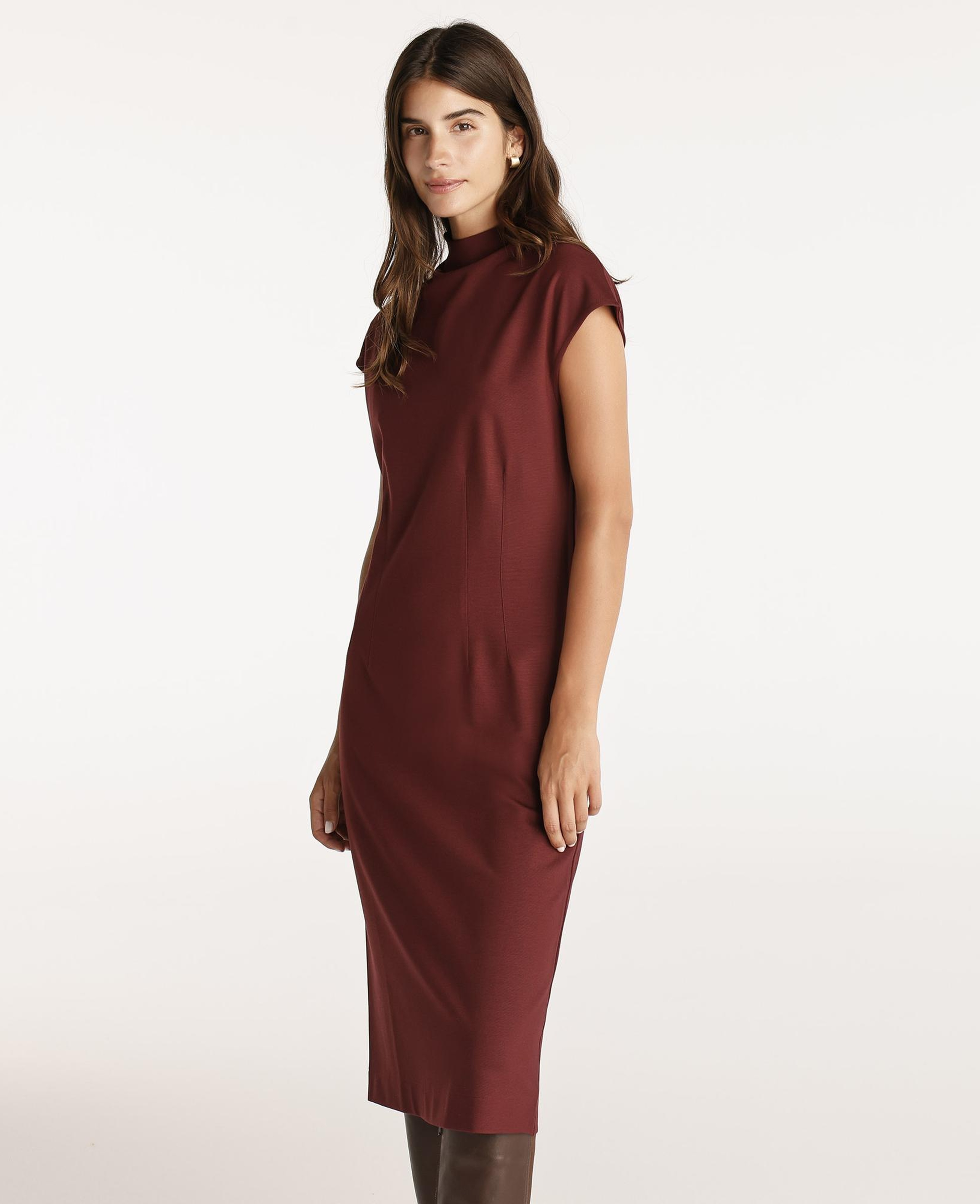 YARGICI Pens Detaylı Midi Boy Elbise