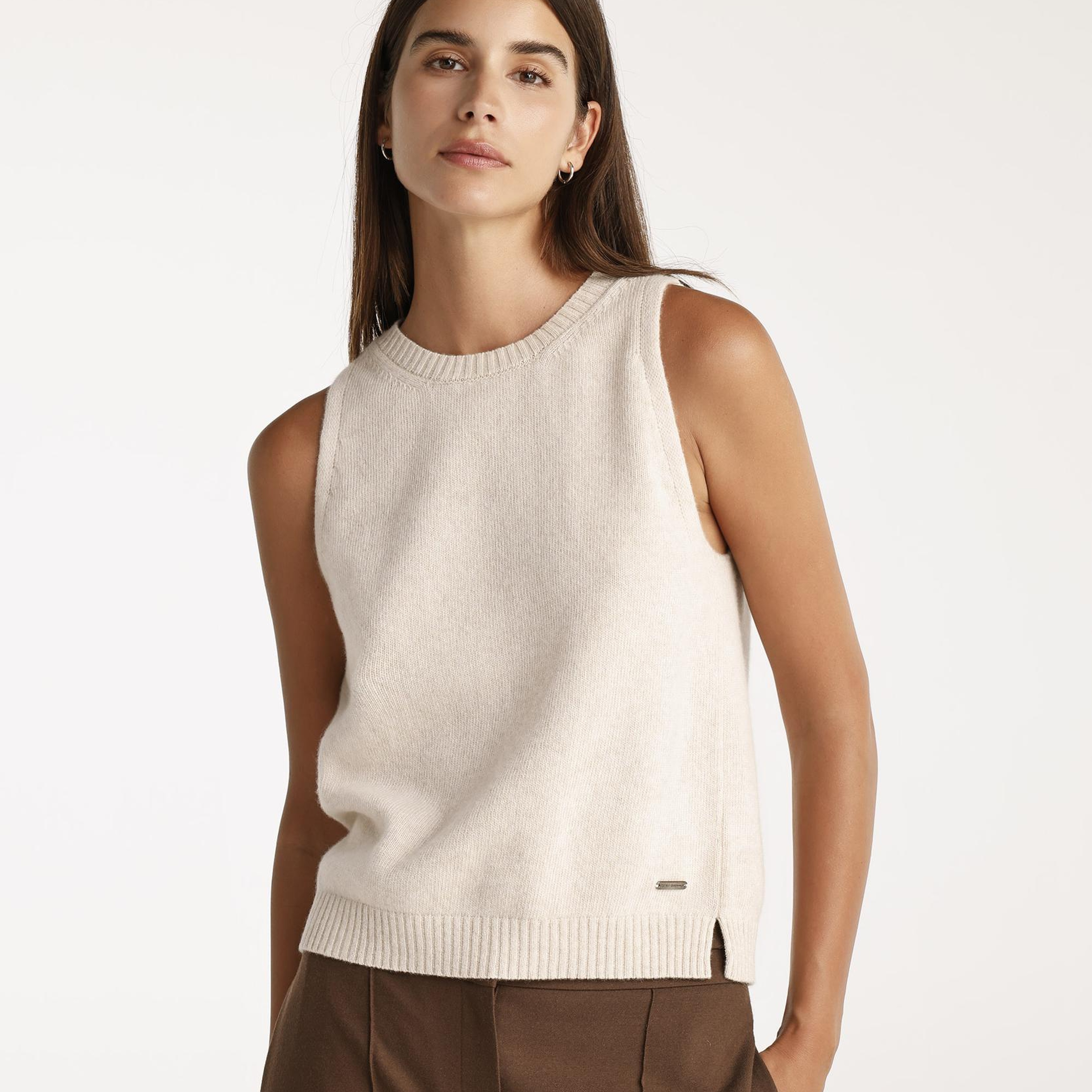 YARGICI Halter Yakalı Triko Üst