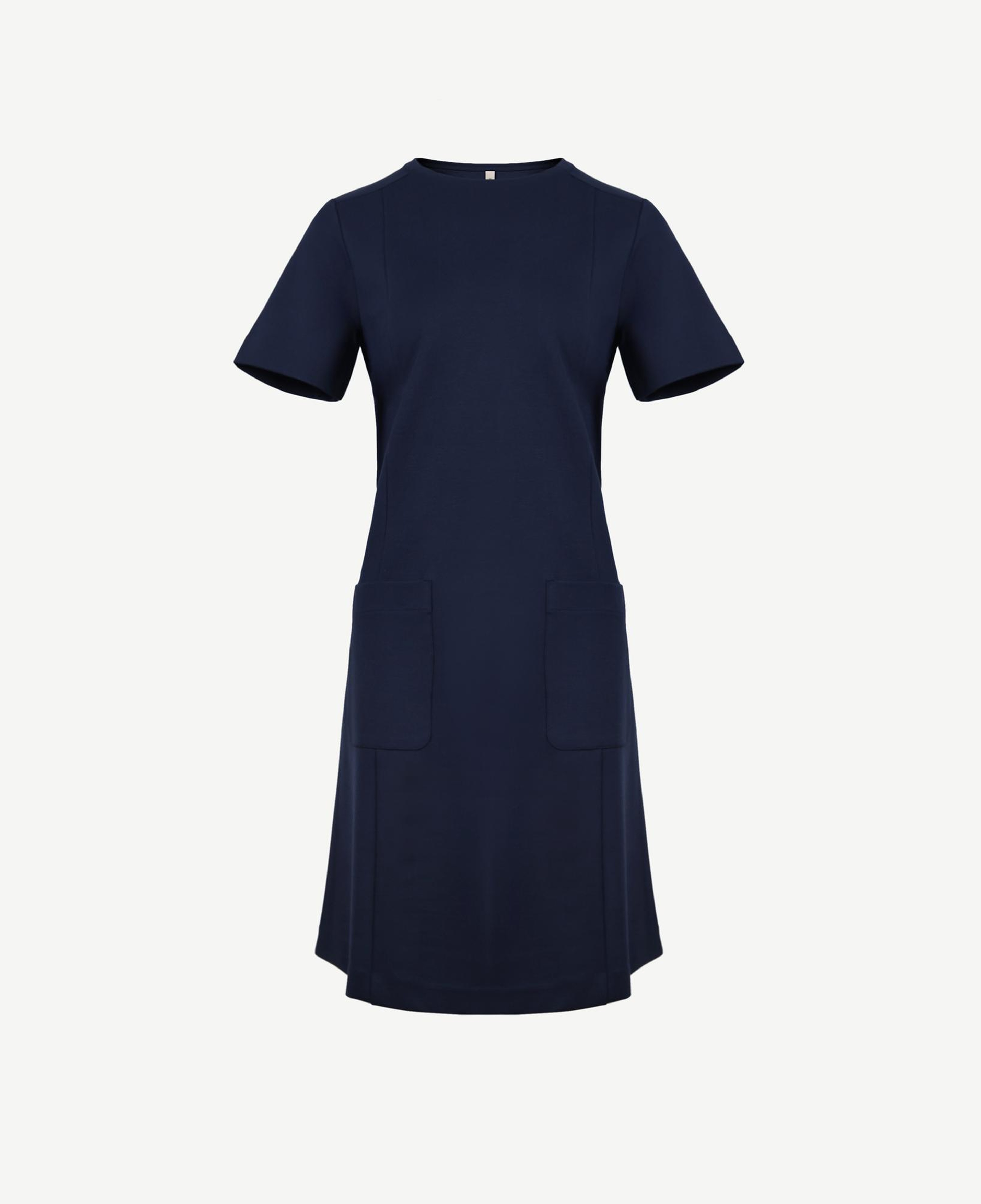 YARGICI Cepli Kısa Kollu Bisiklet Yaka Kısa Elbise