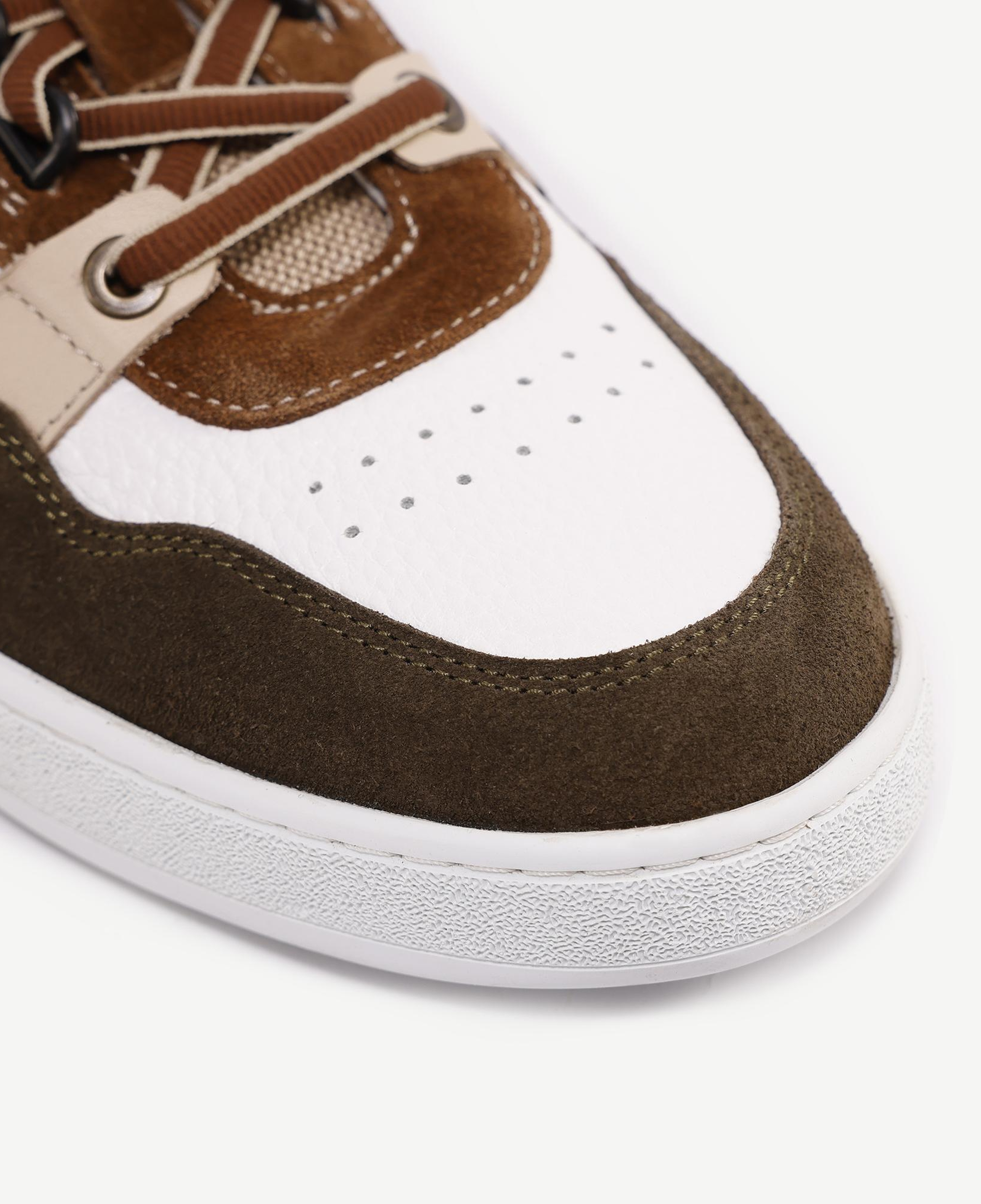 YARGICI Parçalı Deri Sneaker