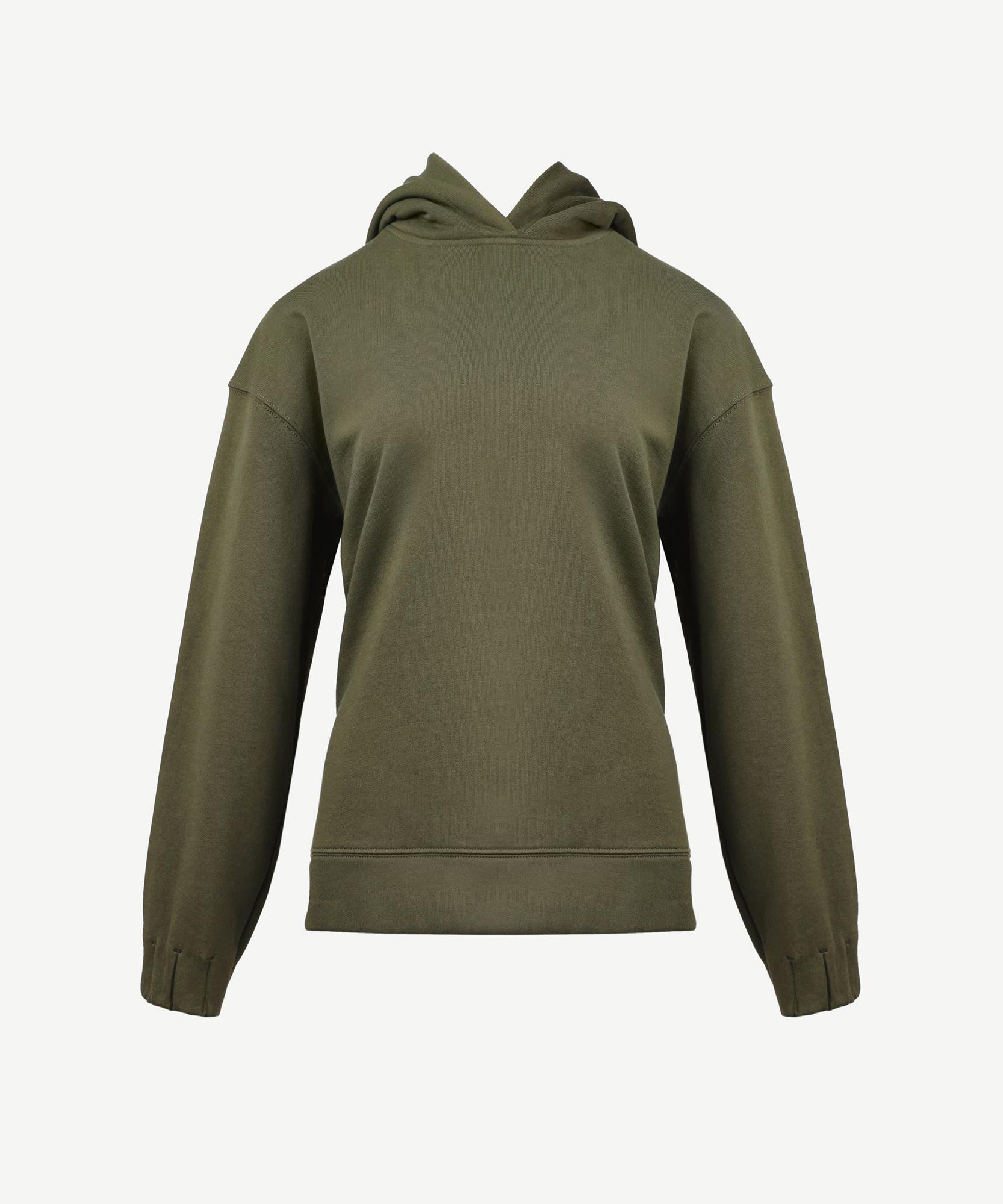 YARGICI Yırtmaç Ve Kol Ucu Lastik Detaylı Kapşonlu Sweatshirt