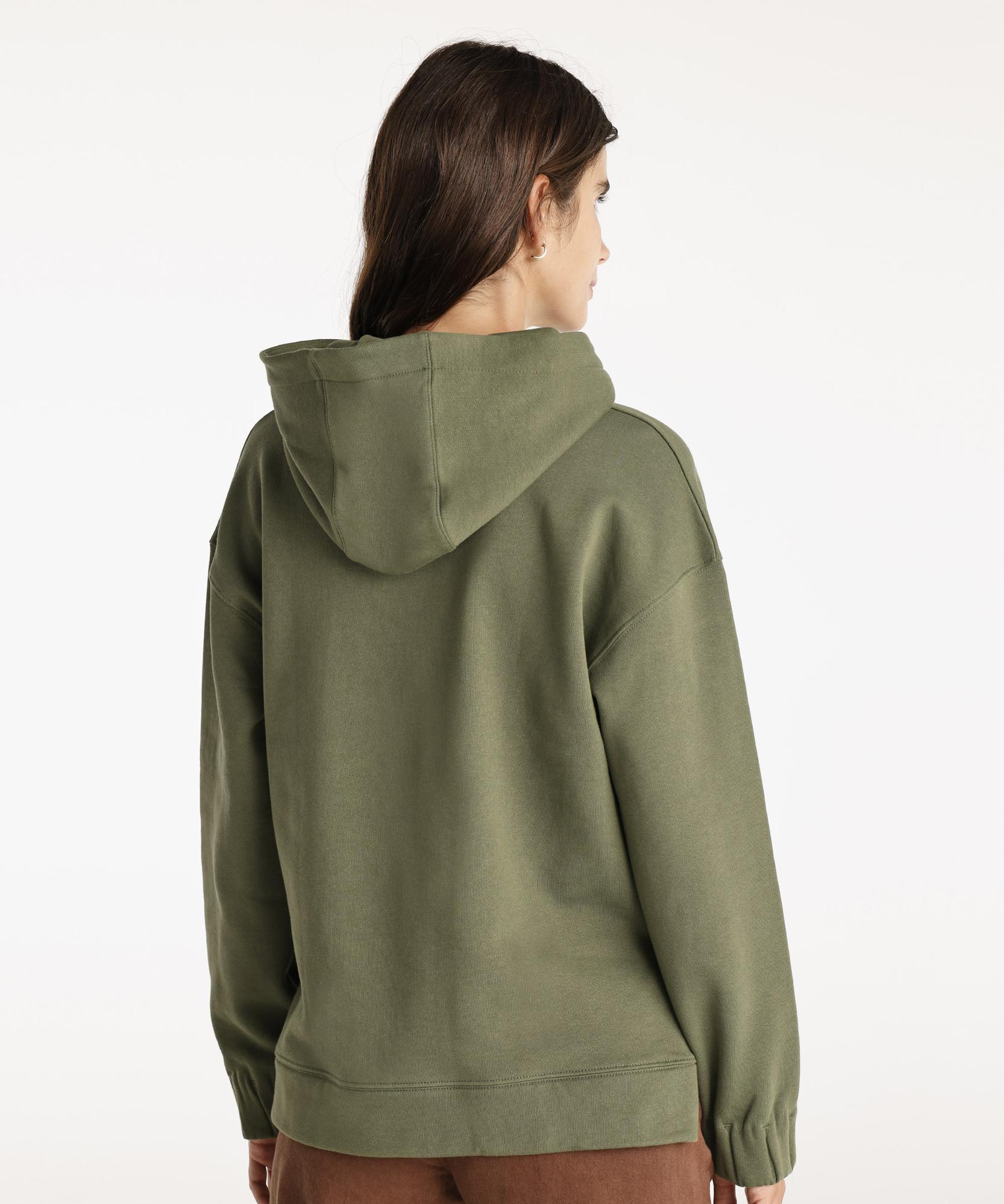 YARGICI Yırtmaç Ve Kol Ucu Lastik Detaylı Kapşonlu Sweatshirt