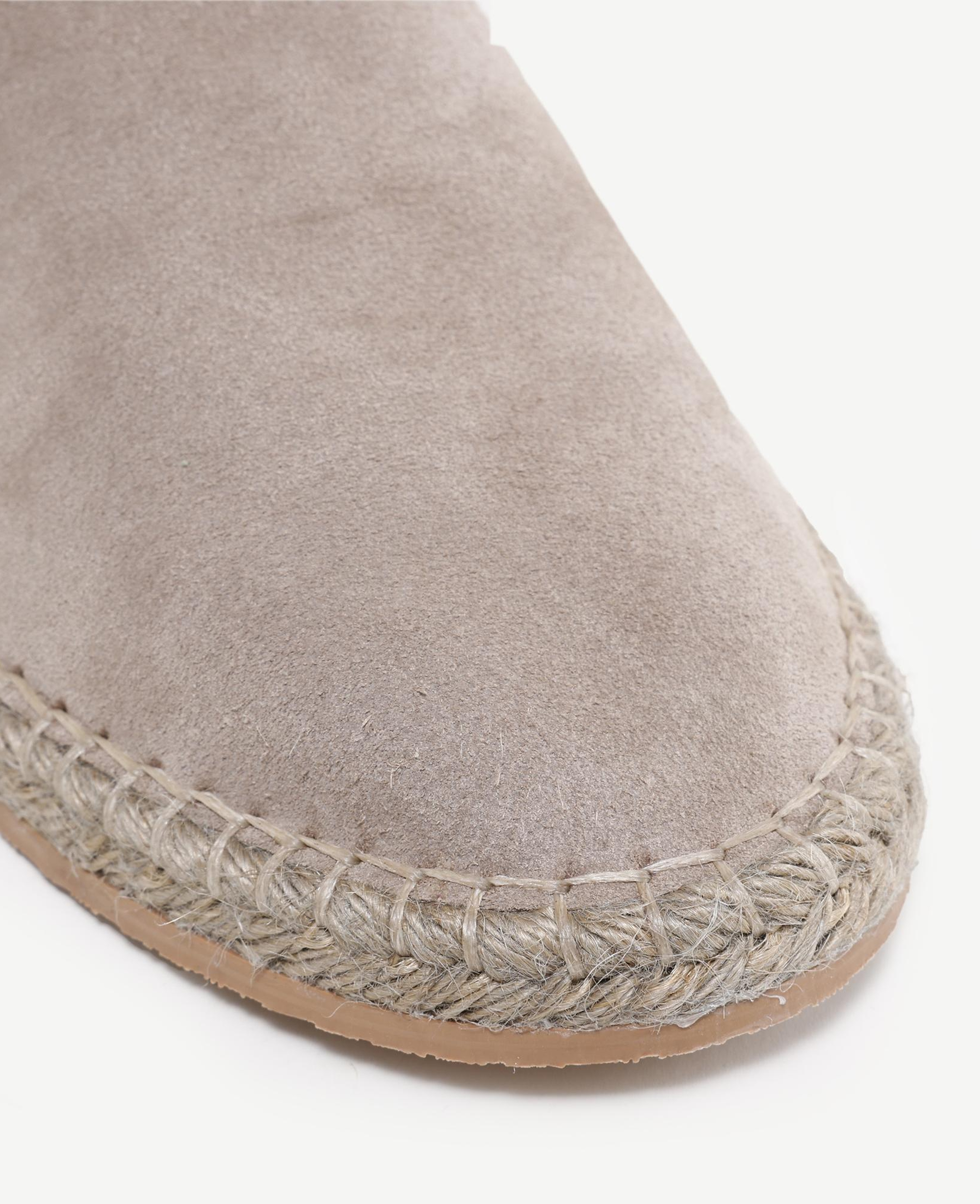 YARGICI Renk Detaylı Deri Espadril