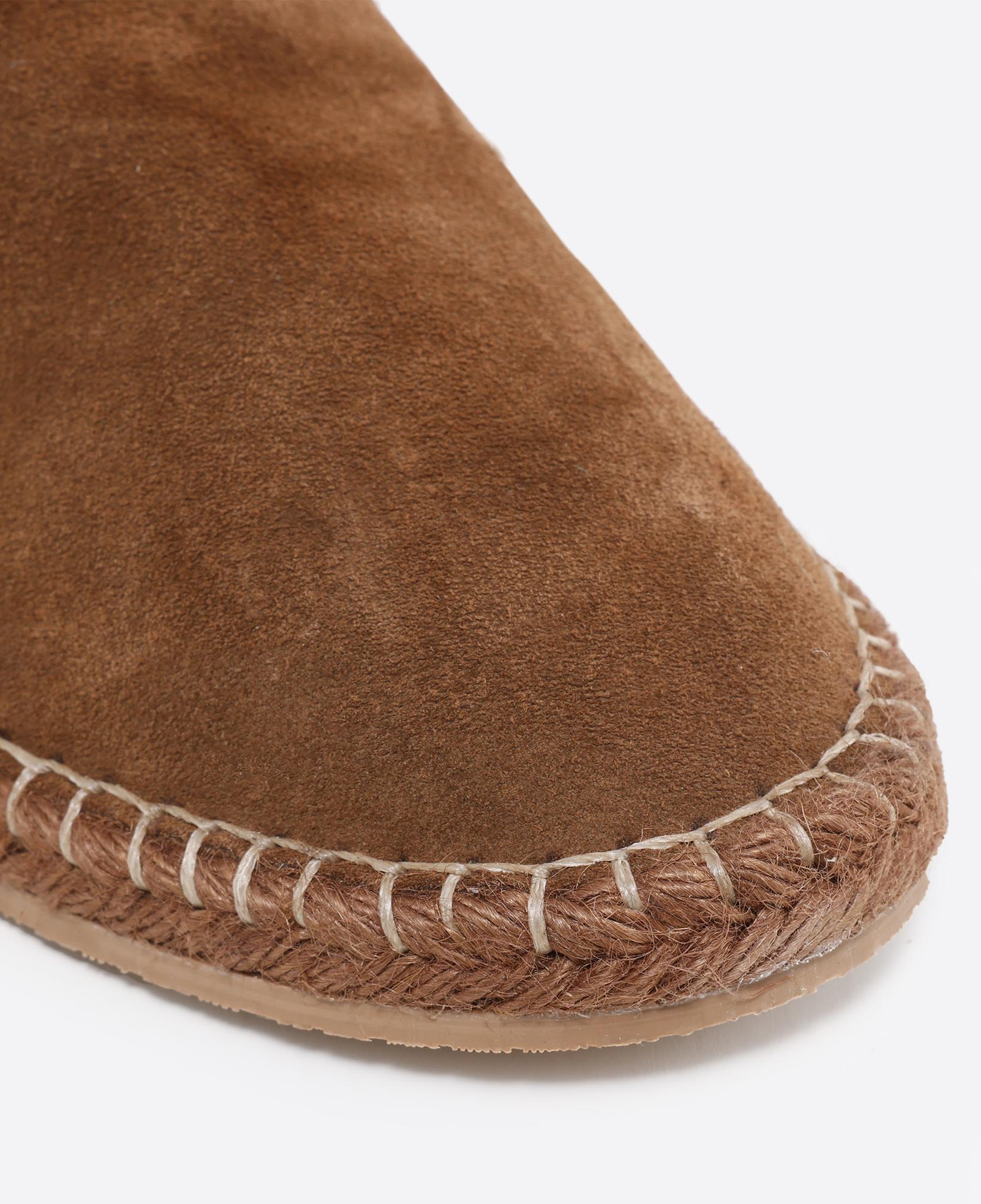 YARGICI Renk Detaylı Deri Espadril