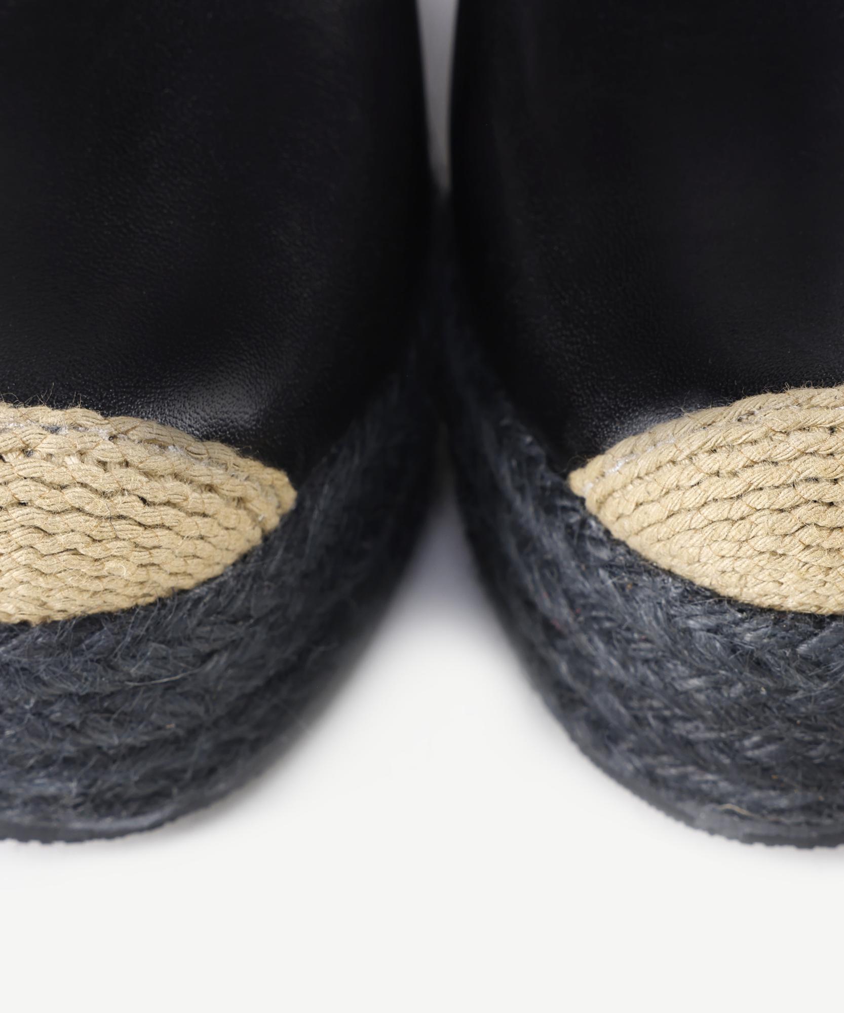 YARGICI Özel Jüt Boyama Deri Espadril