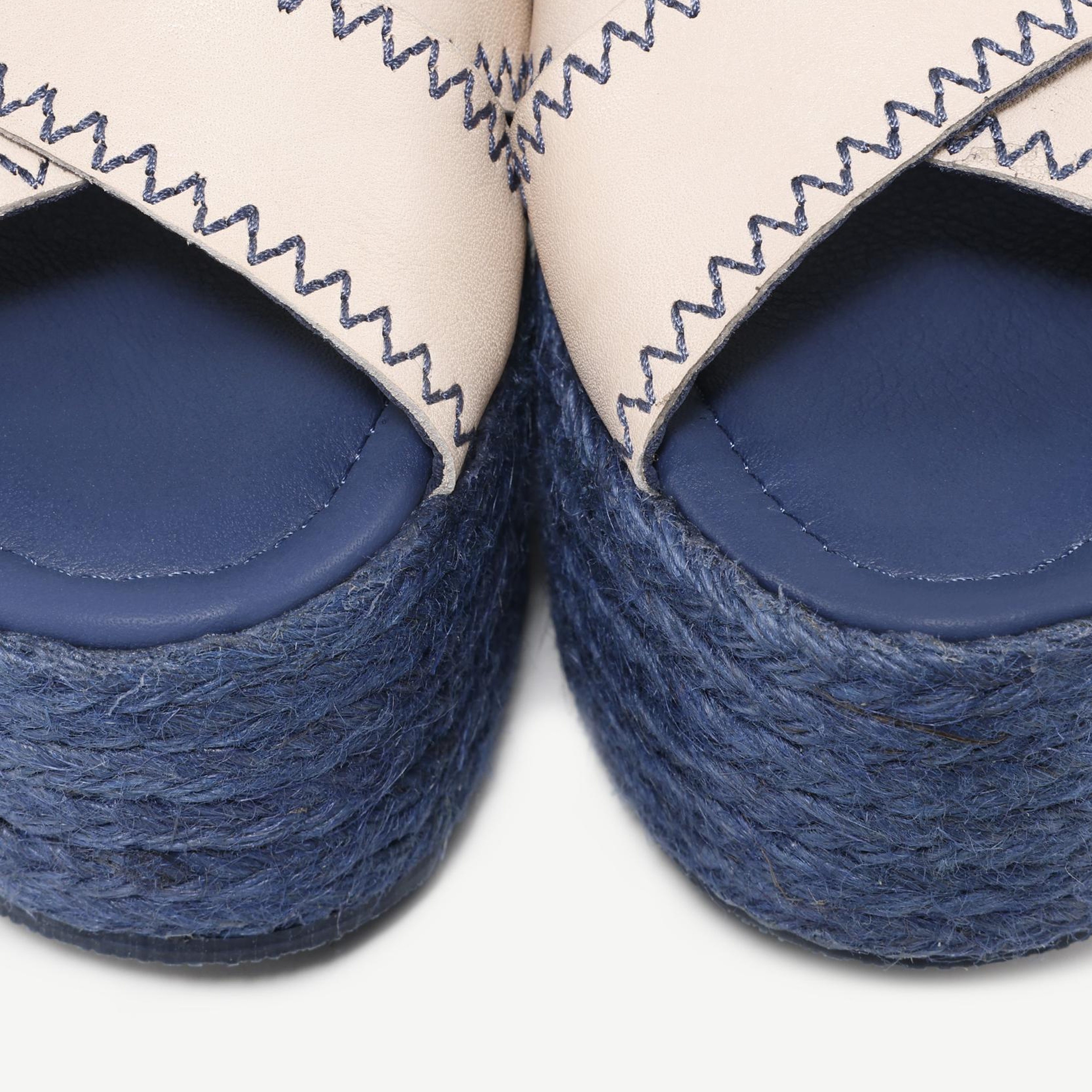 YARGICI Deri Platform Espadril