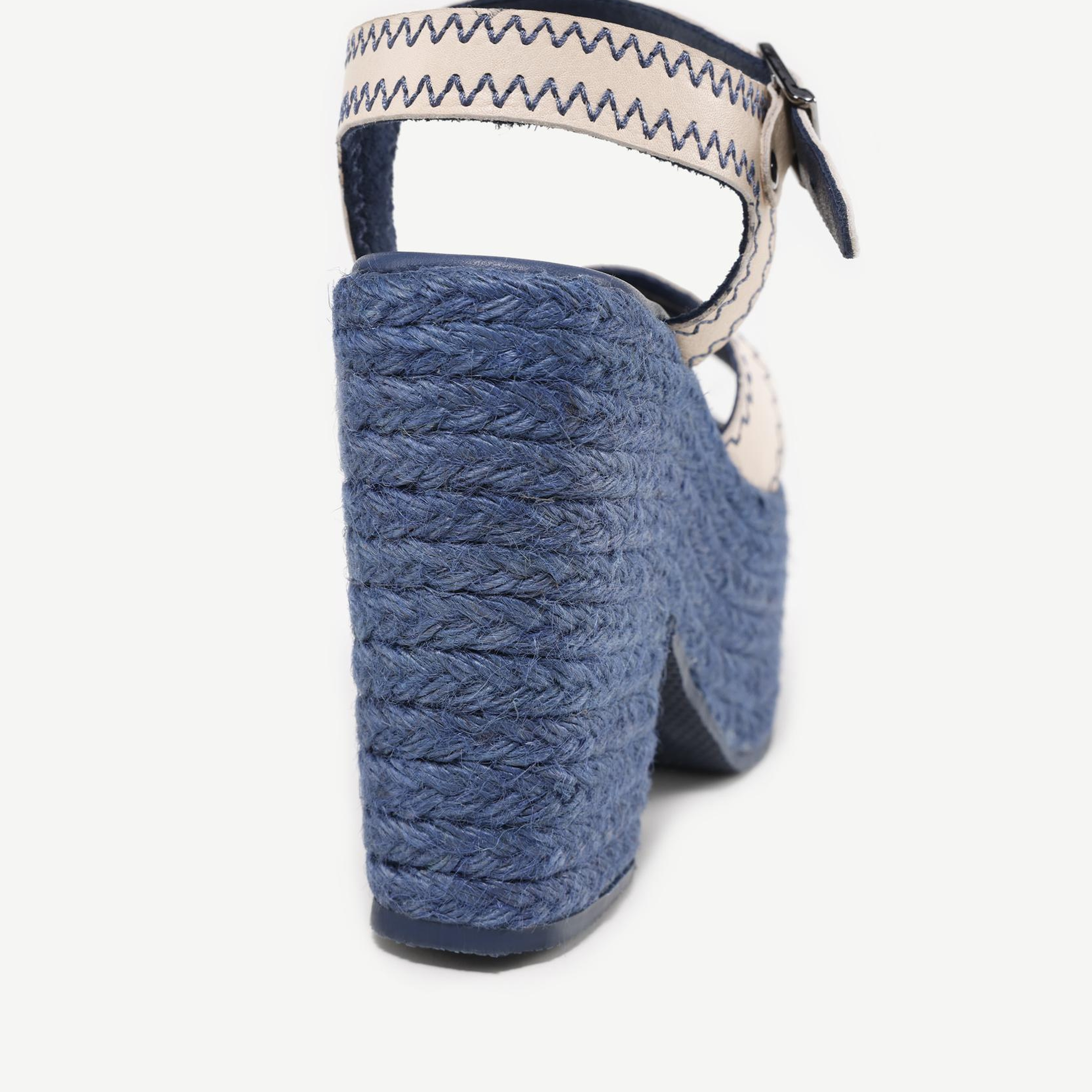 YARGICI Deri Platform Espadril