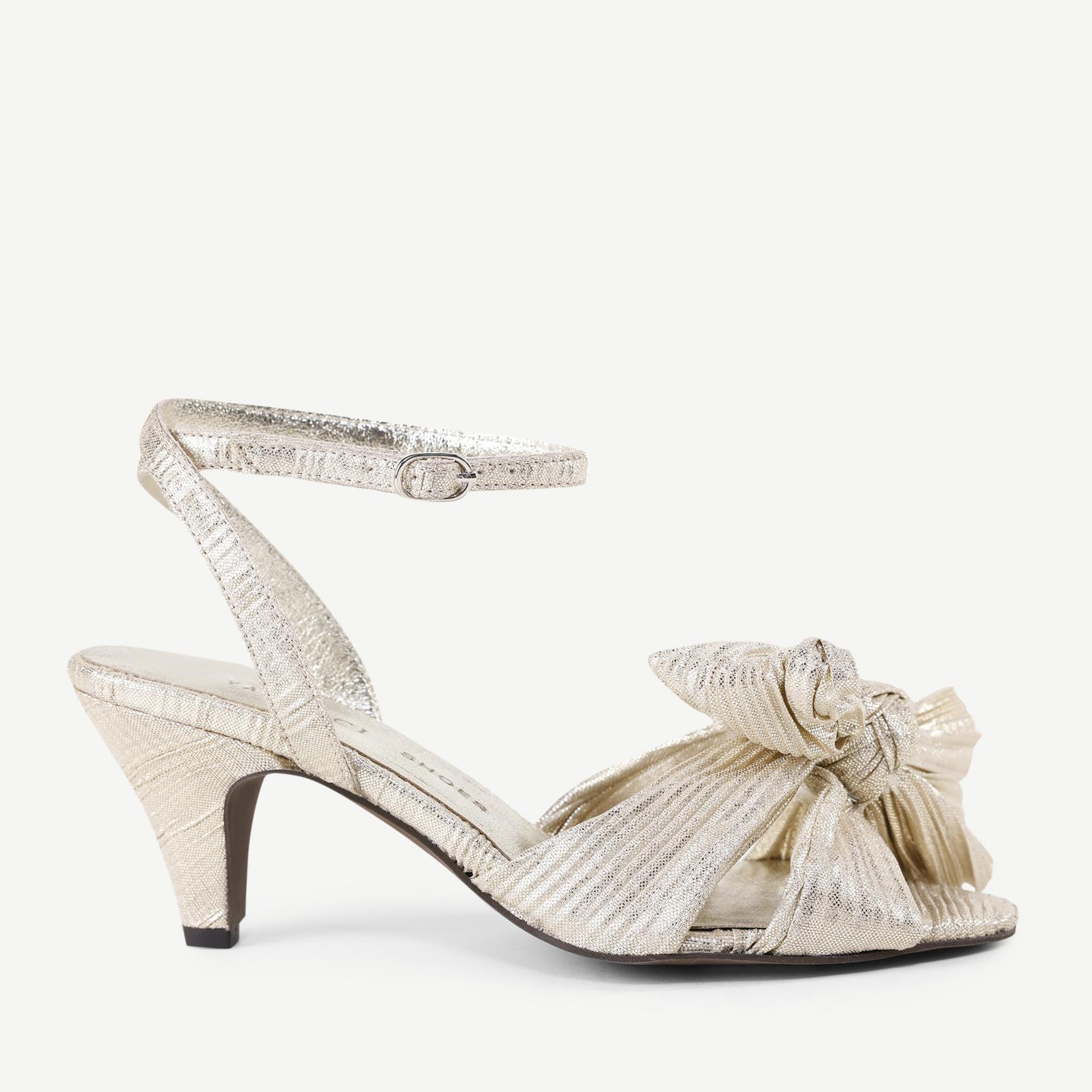 YARGICI Pilise Kumaşlı Topuklu Sandalet