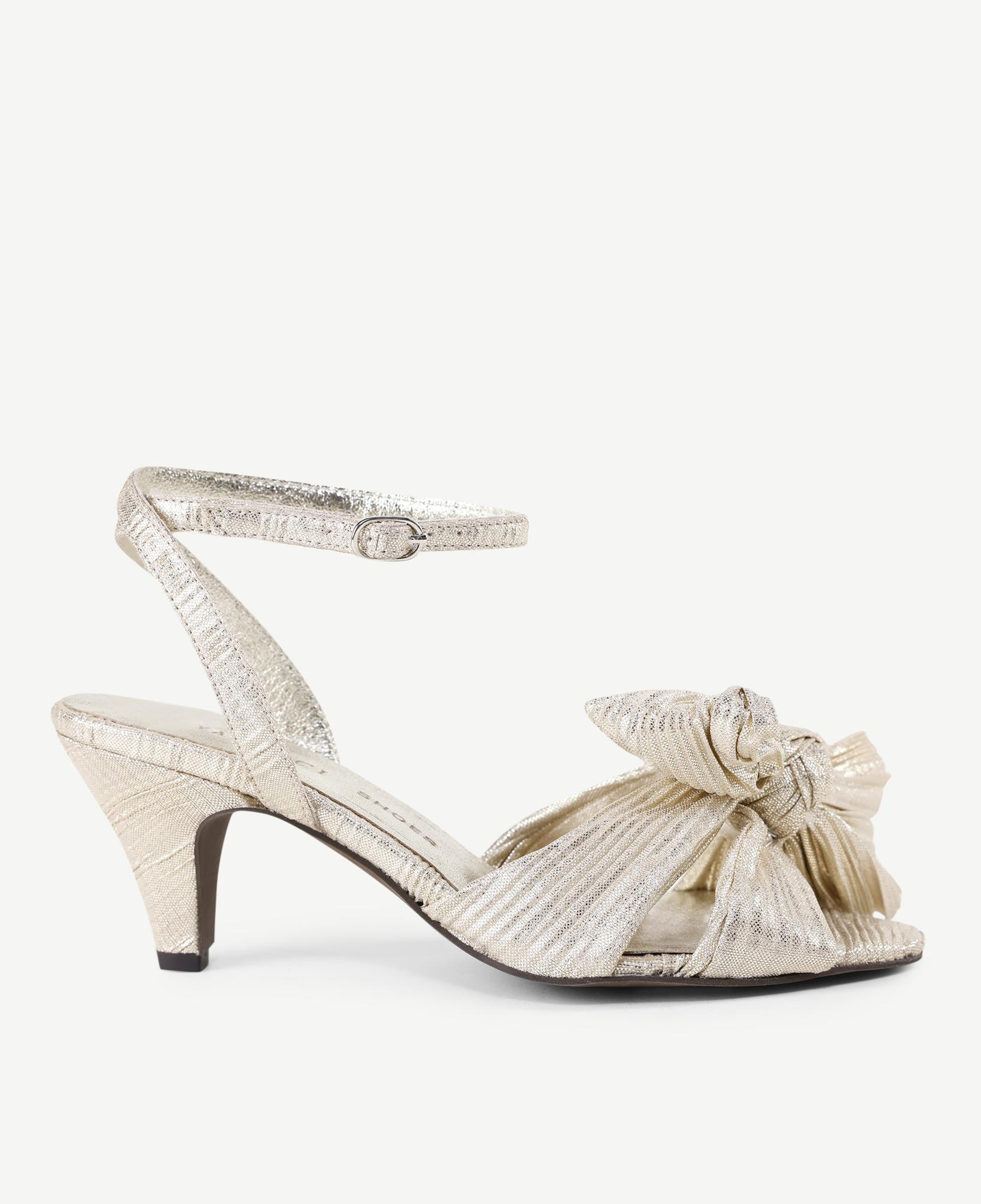 YARGICI Pilise Kumaşlı Topuklu Sandalet