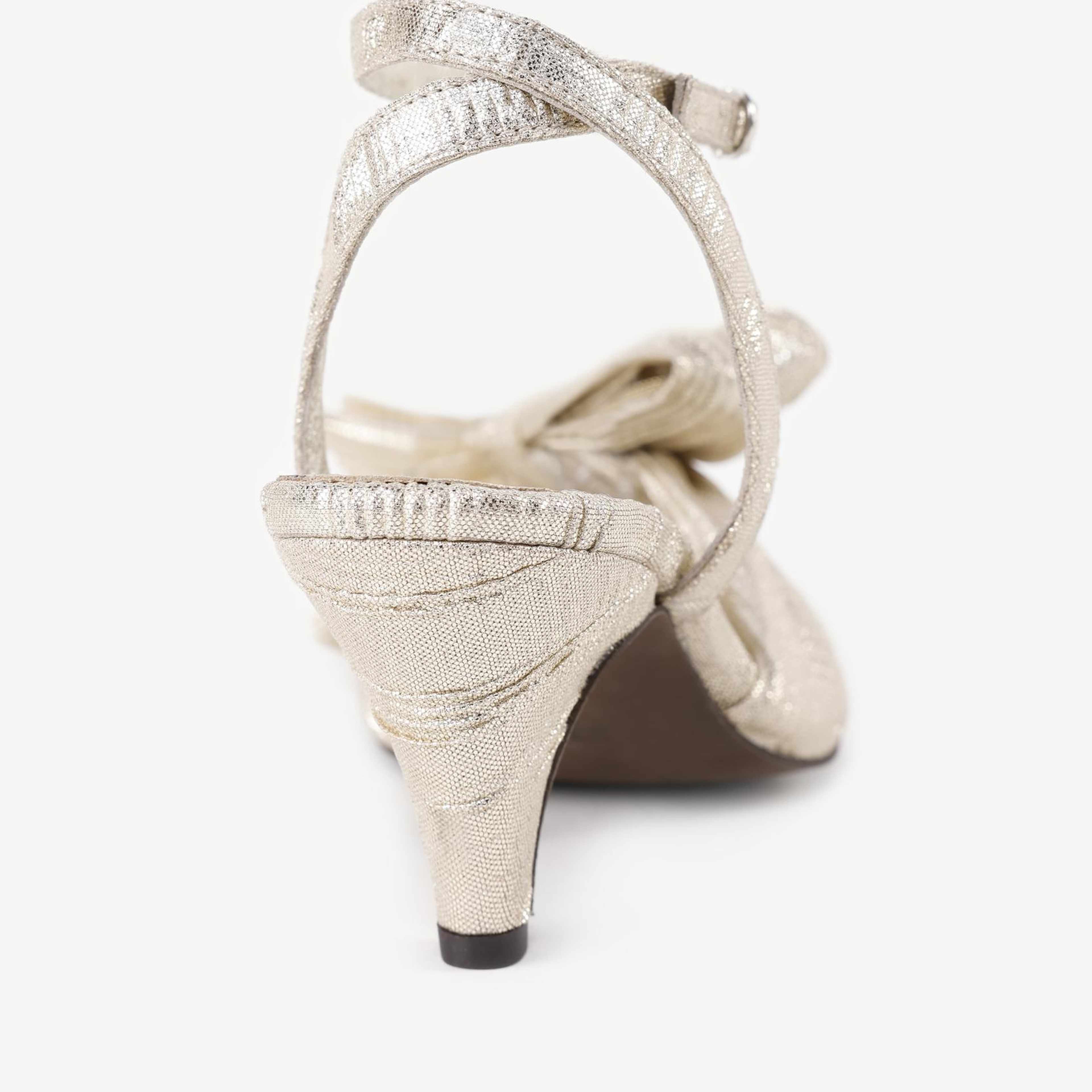 YARGICI Pilise Kumaşlı Topuklu Sandalet