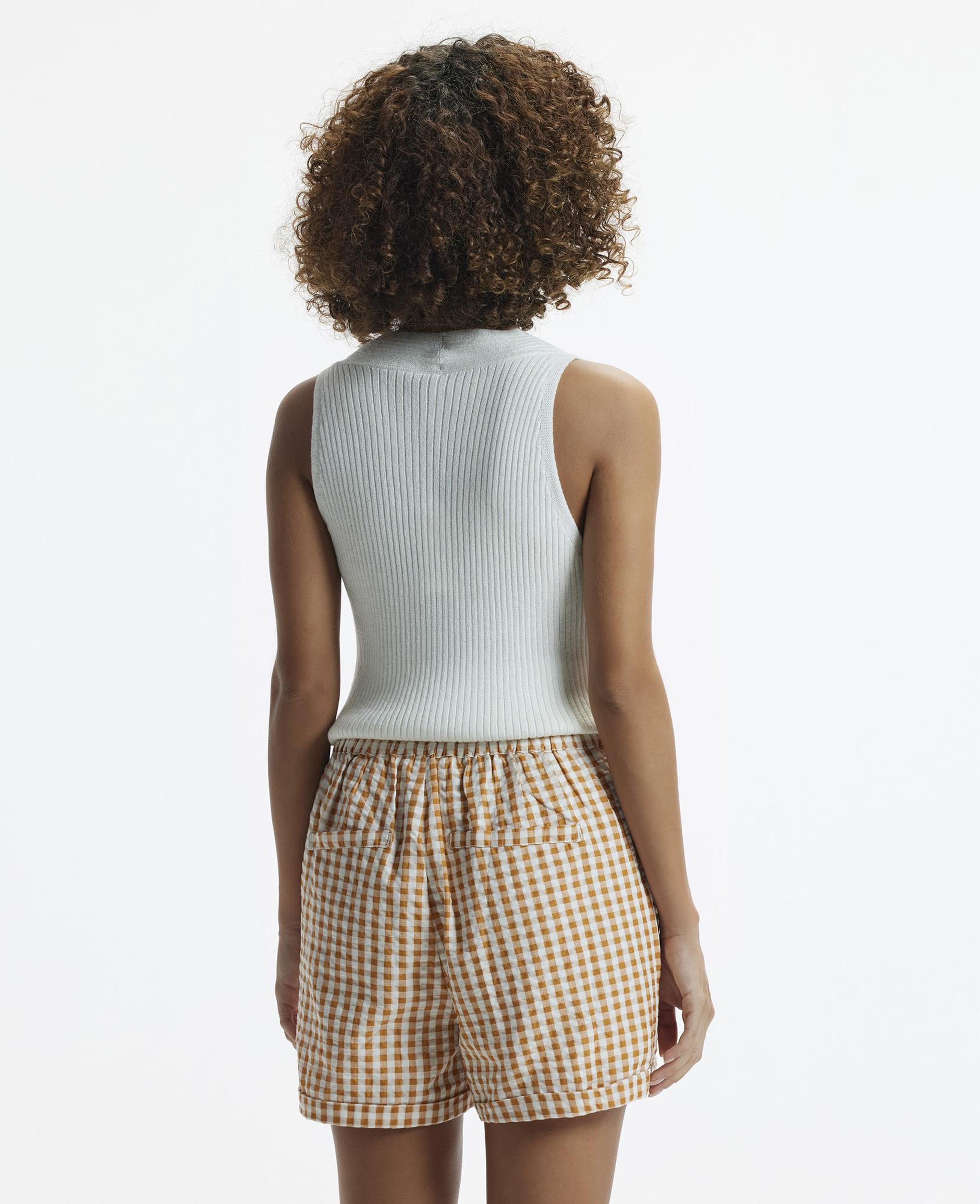 YARGICI Beli Lastikli Duble Paça Kısa Şort