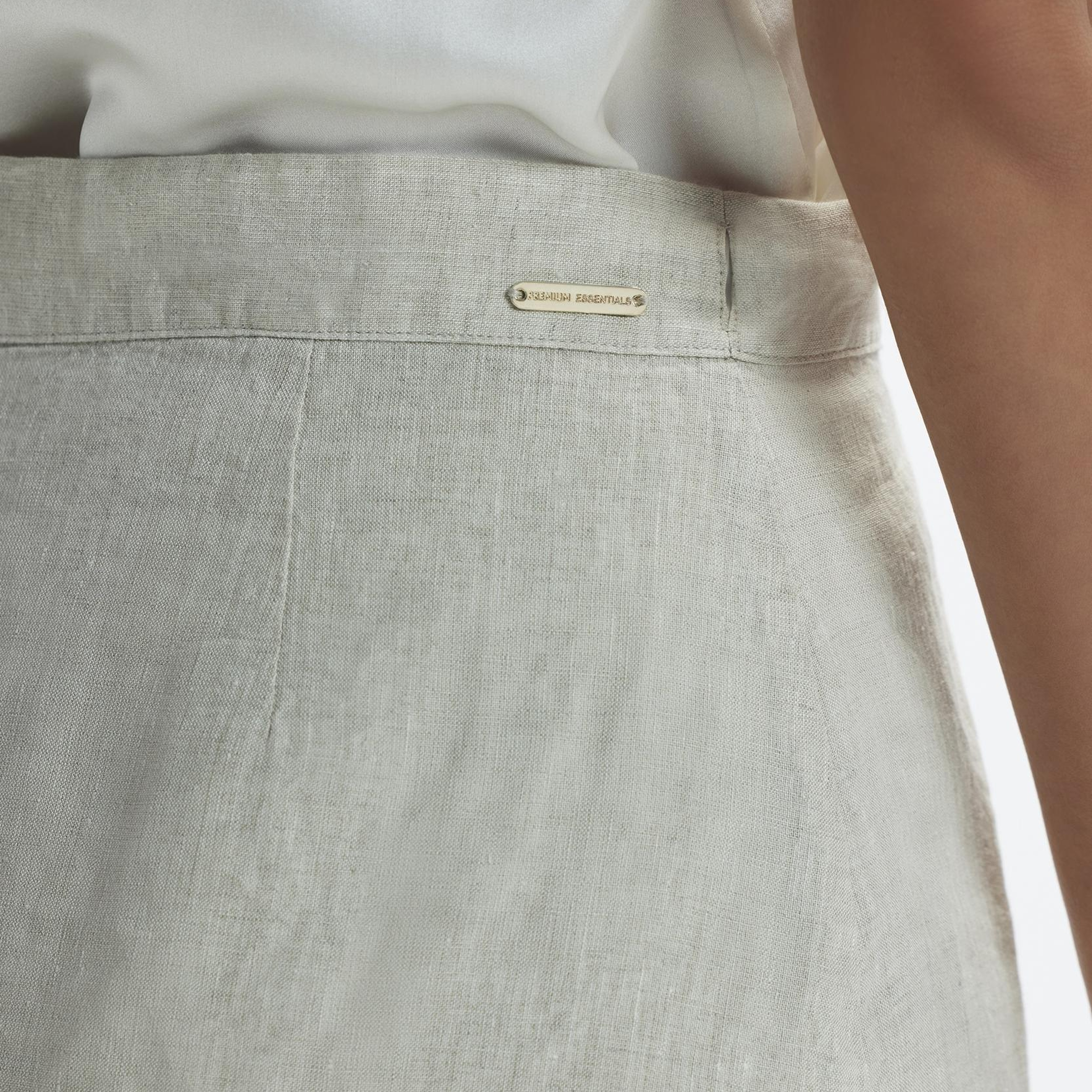 YARGICI Kruvaze Kapama Düz Kesim  Kısa Etek