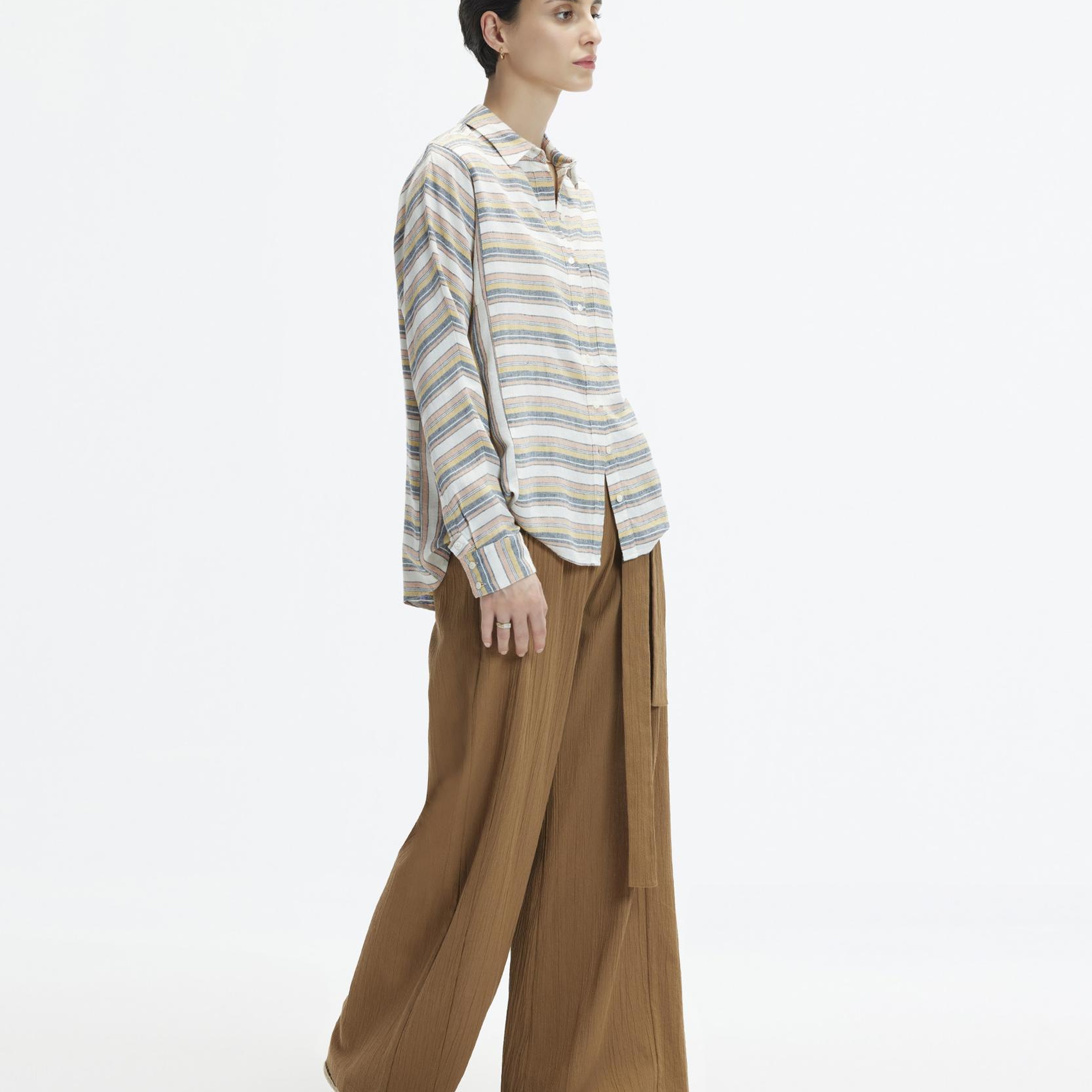 YARGICI Rahat Kesim Uzun Kollu Cepli Gömlek