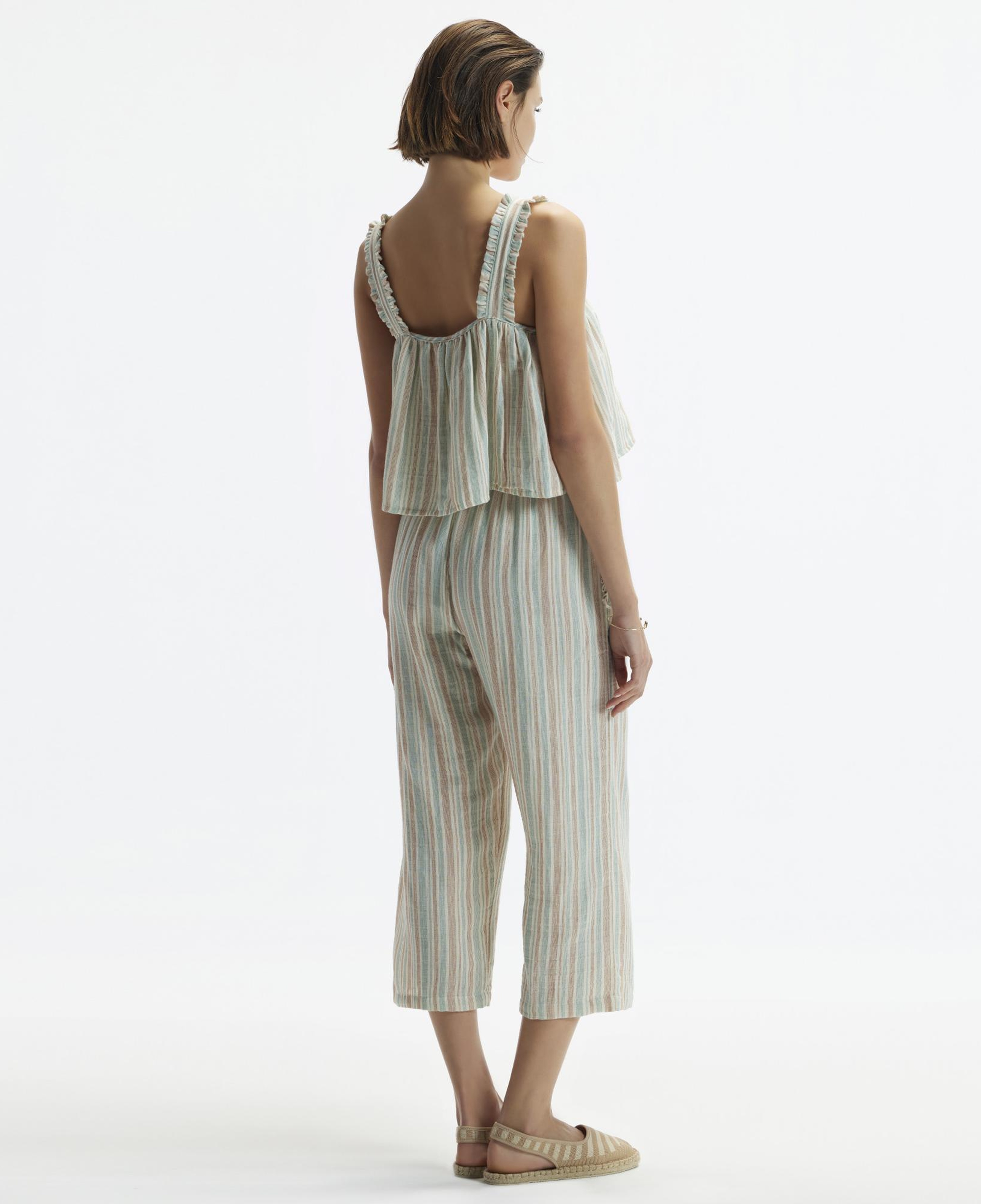 YARGICI Askılı Dökümlü Bluz