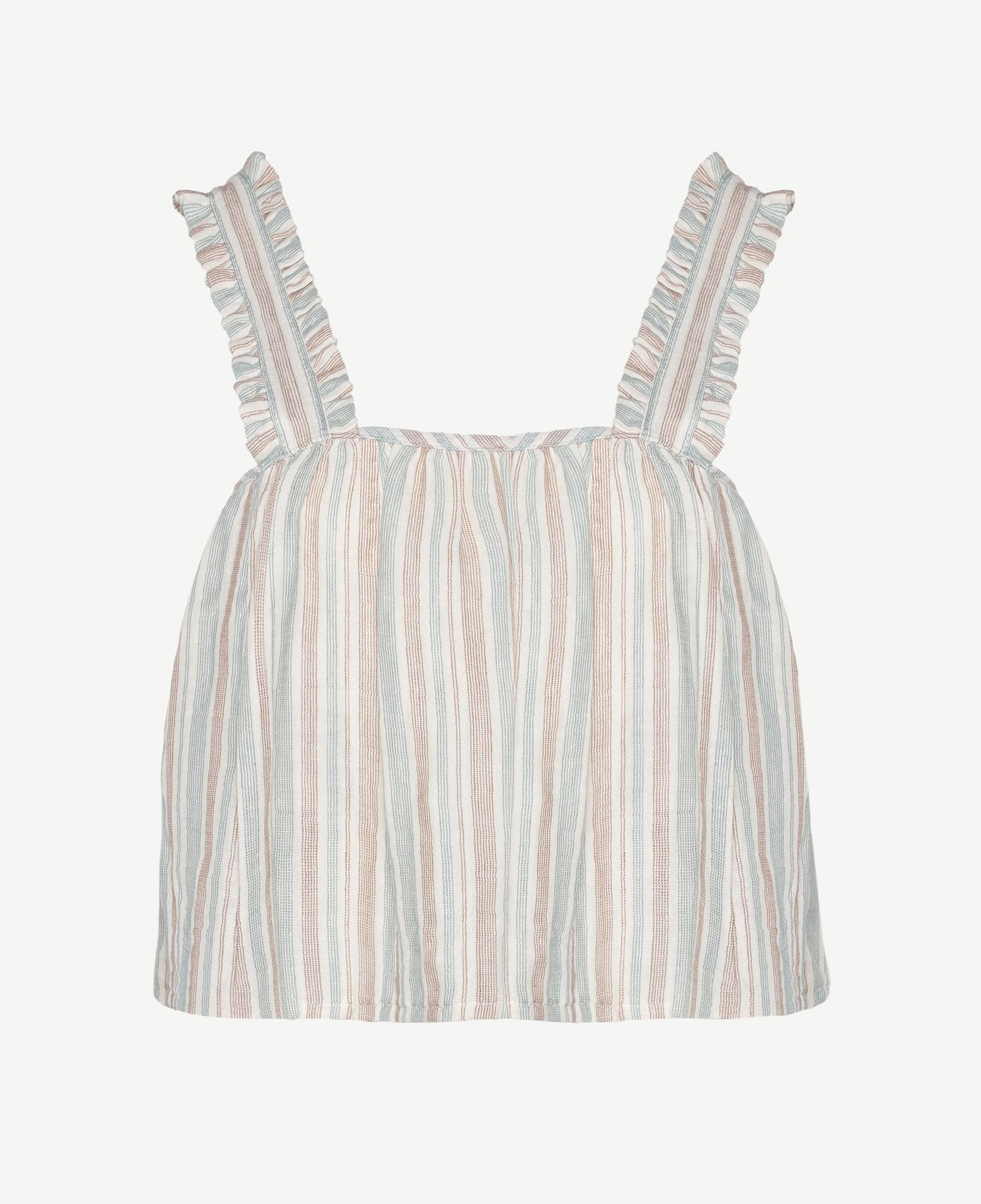 YARGICI Askılı Dökümlü Bluz