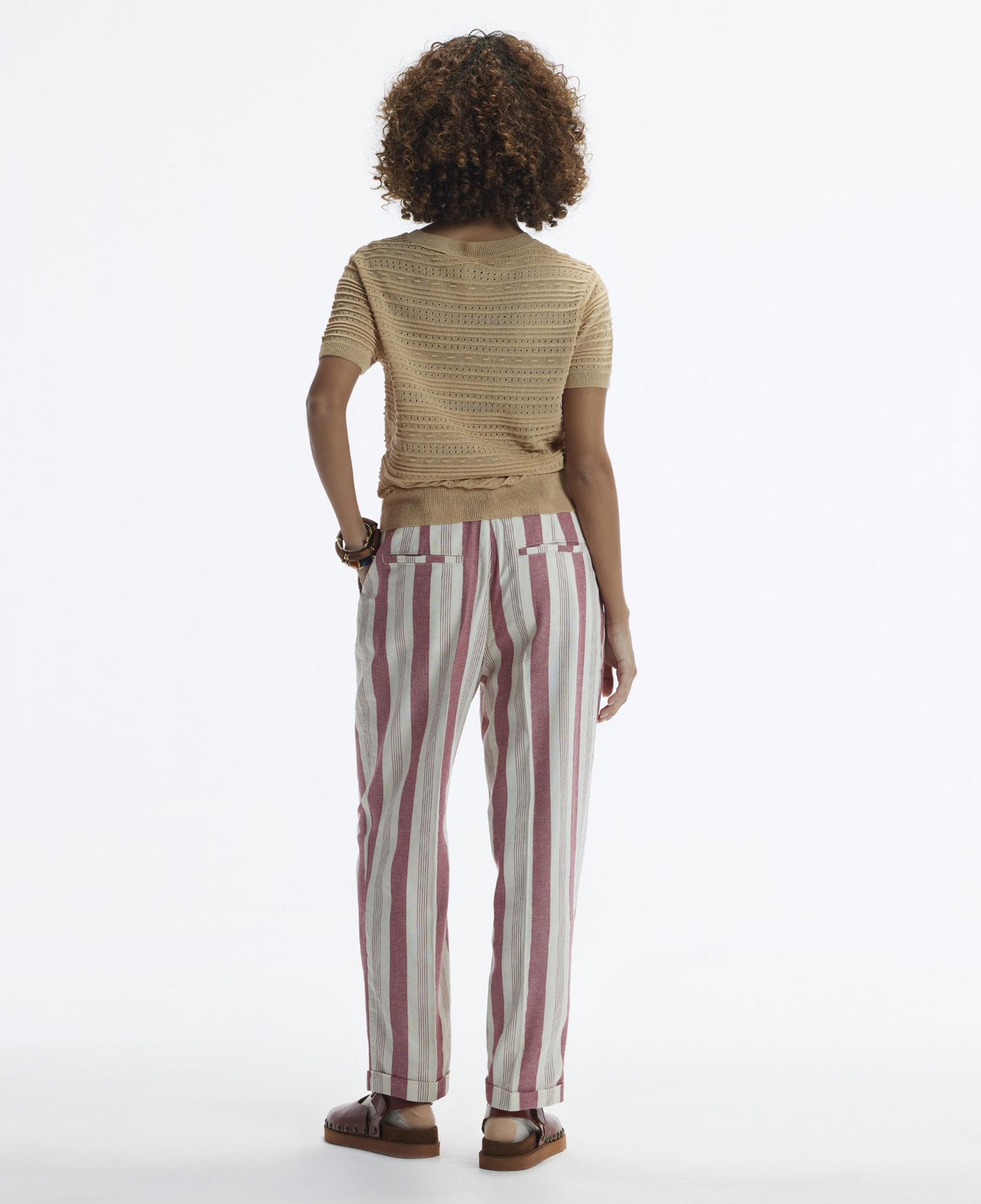 YARGICI Düz Kesim Duble Paça Kemerli Pantolon