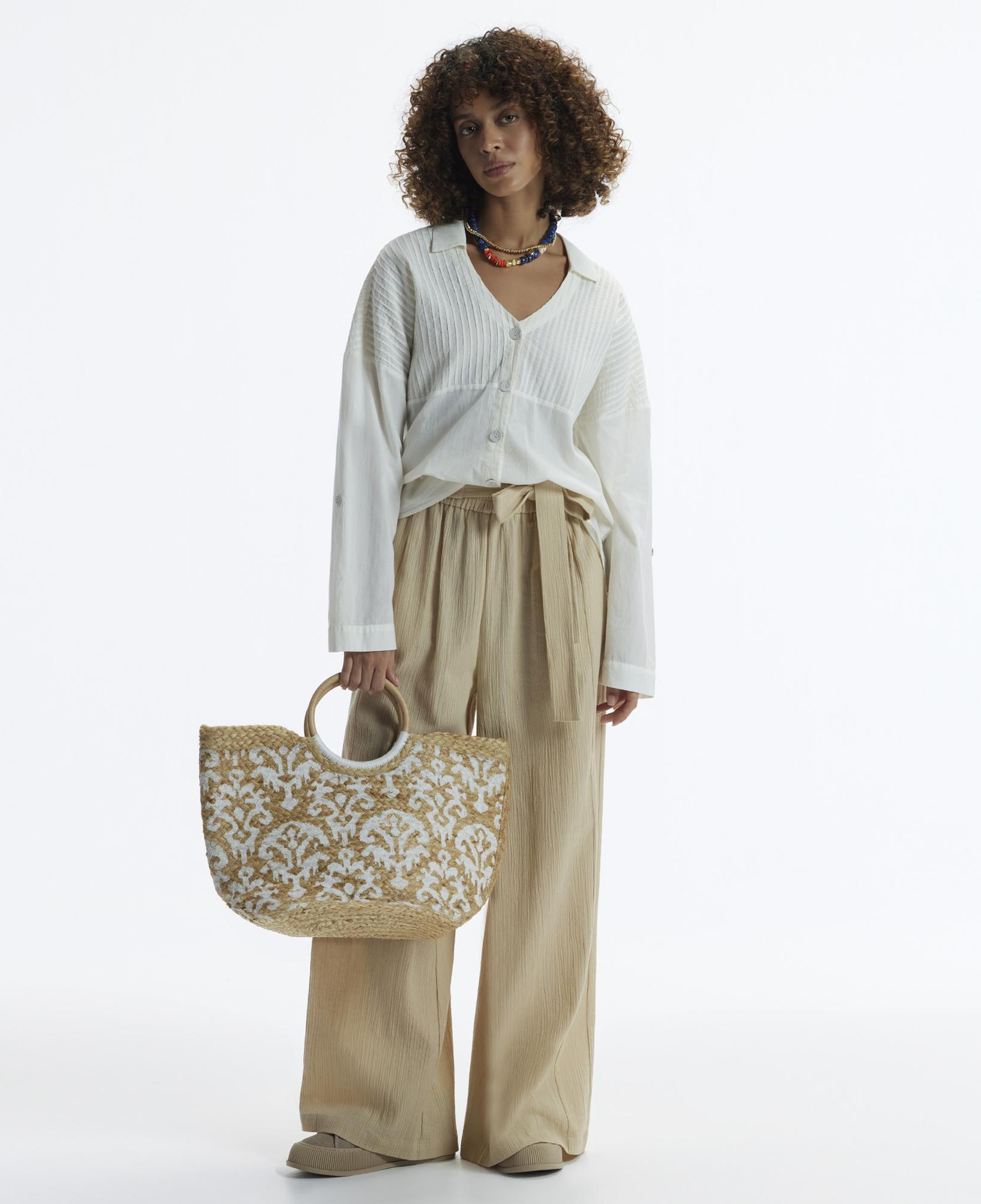 YARGICI Bağlama Detaylı Pantolon