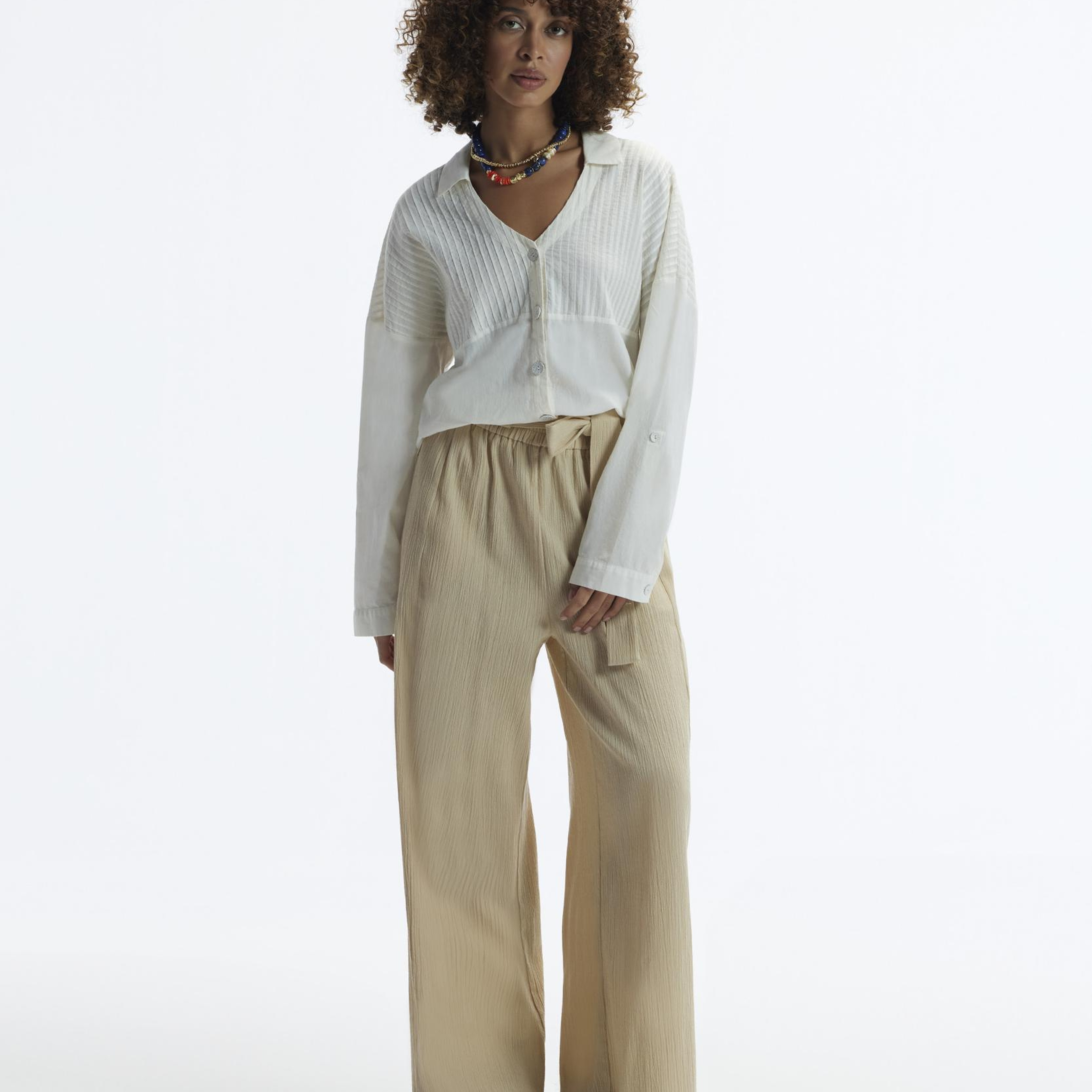 YARGICI Bağlama Detaylı Pantolon