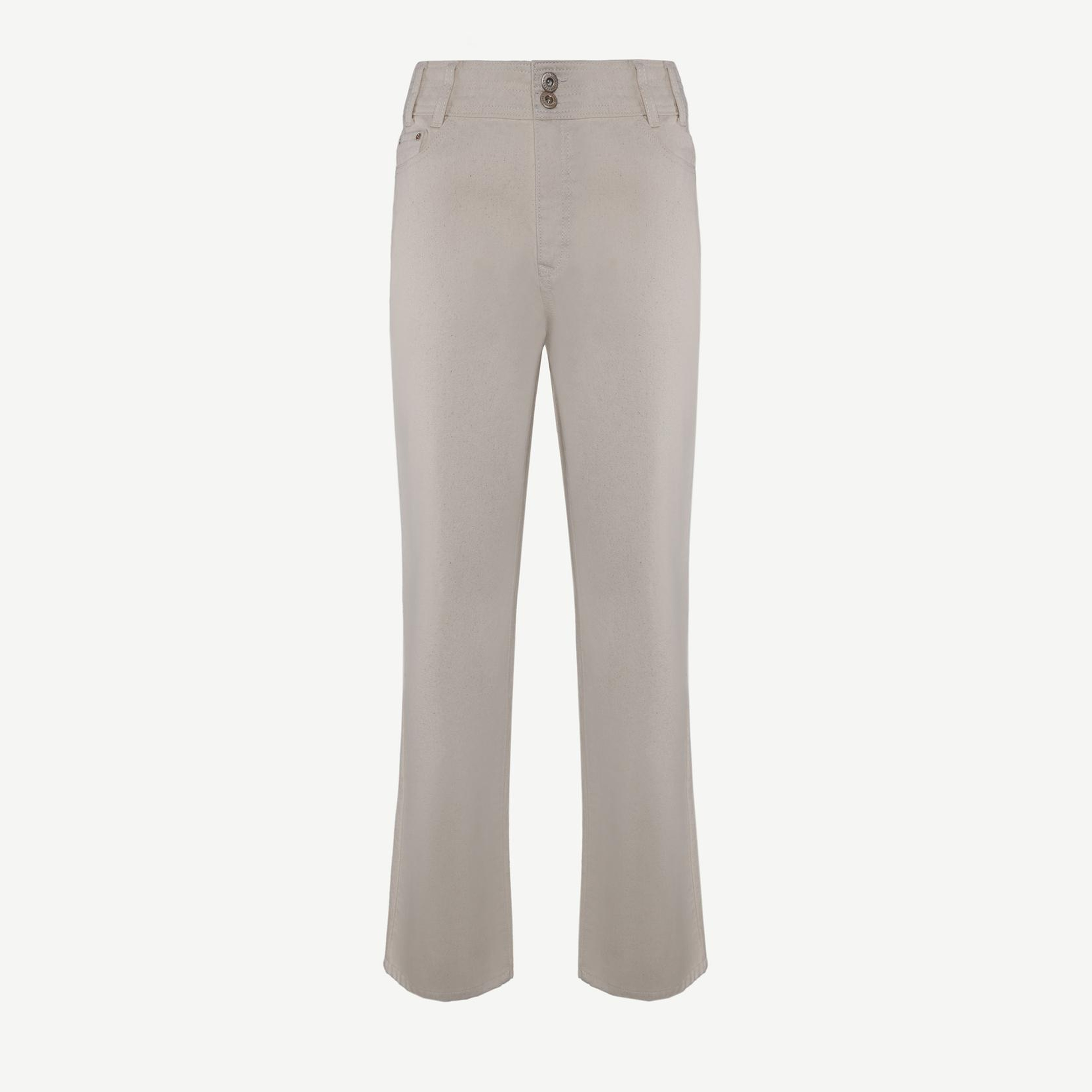 YARGICI Kemer Detaylı Cropeed Fit Non-Denim Pantolon