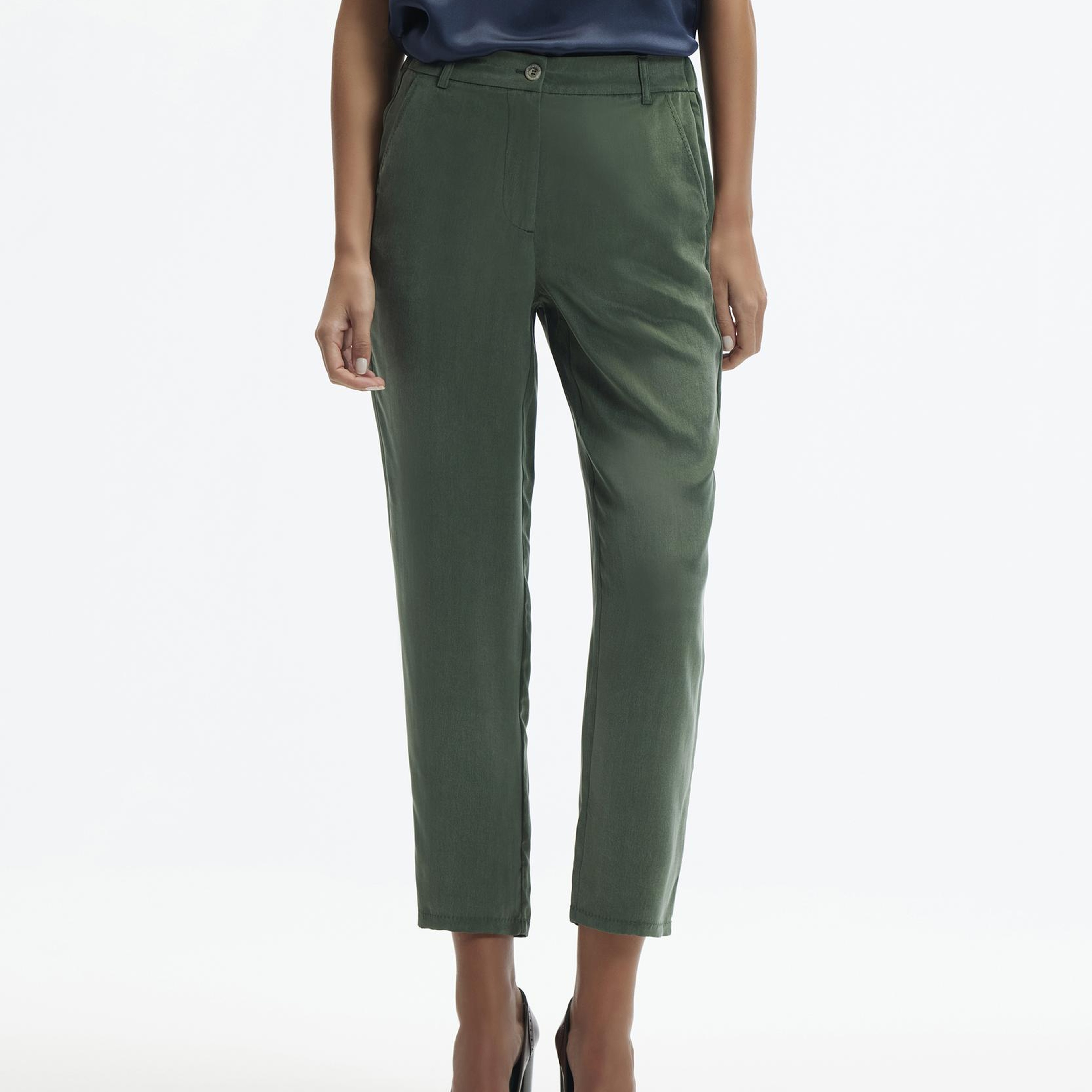 YARGICI Dar Paça Cropped Pantolon