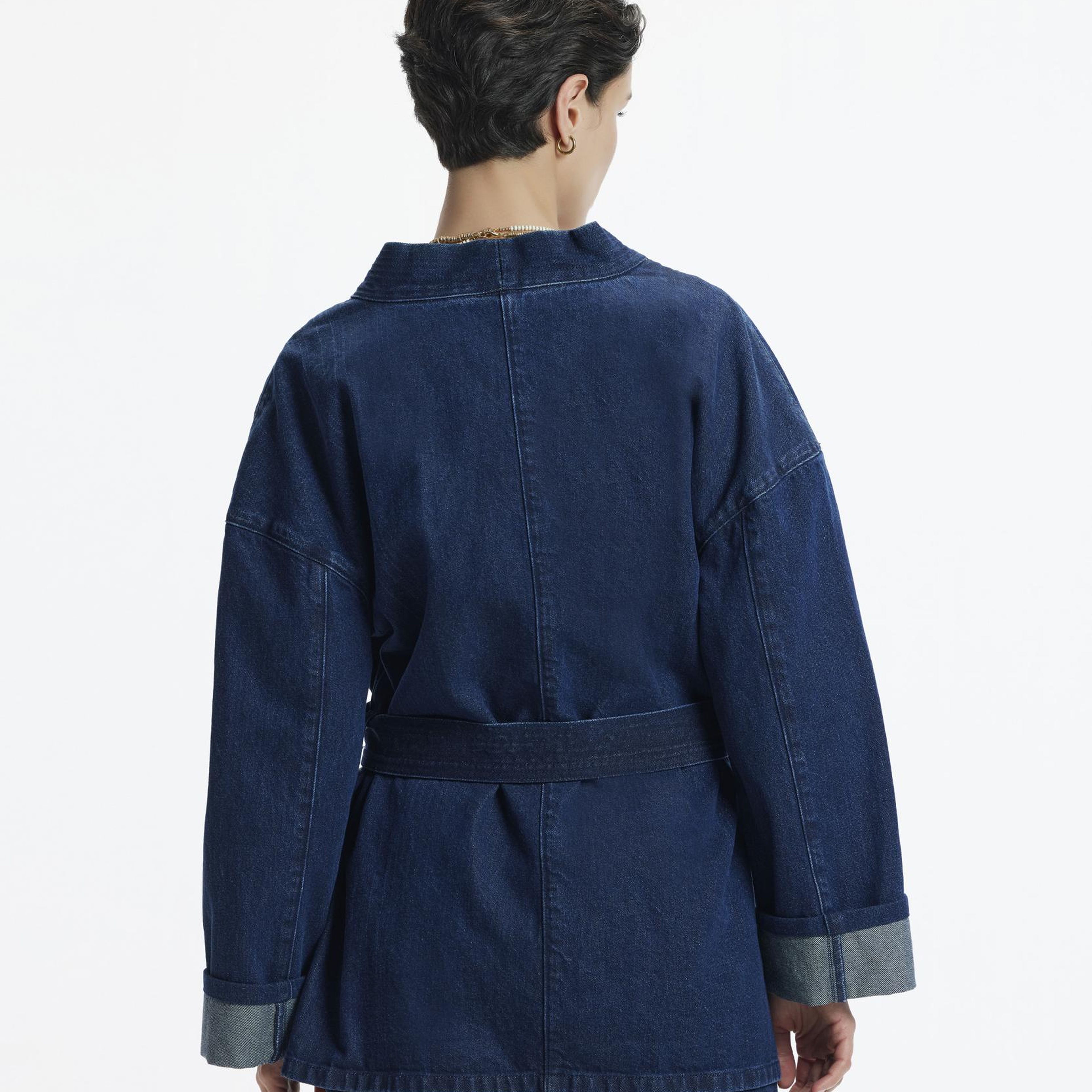 YARGICI Kemer Detaylı Non Denim Pardösü