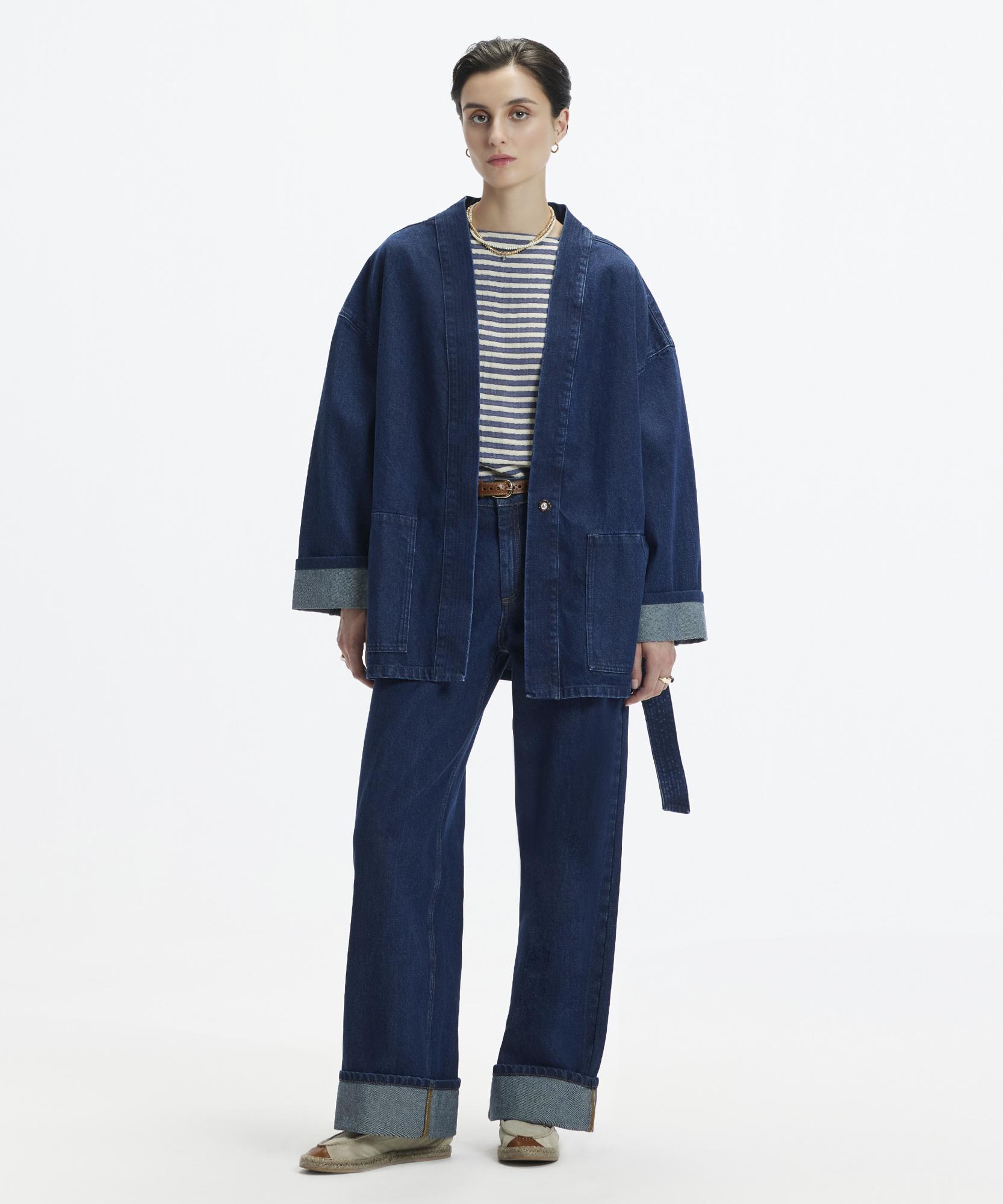 YARGICI Kemer Detaylı Non Denim Pardösü