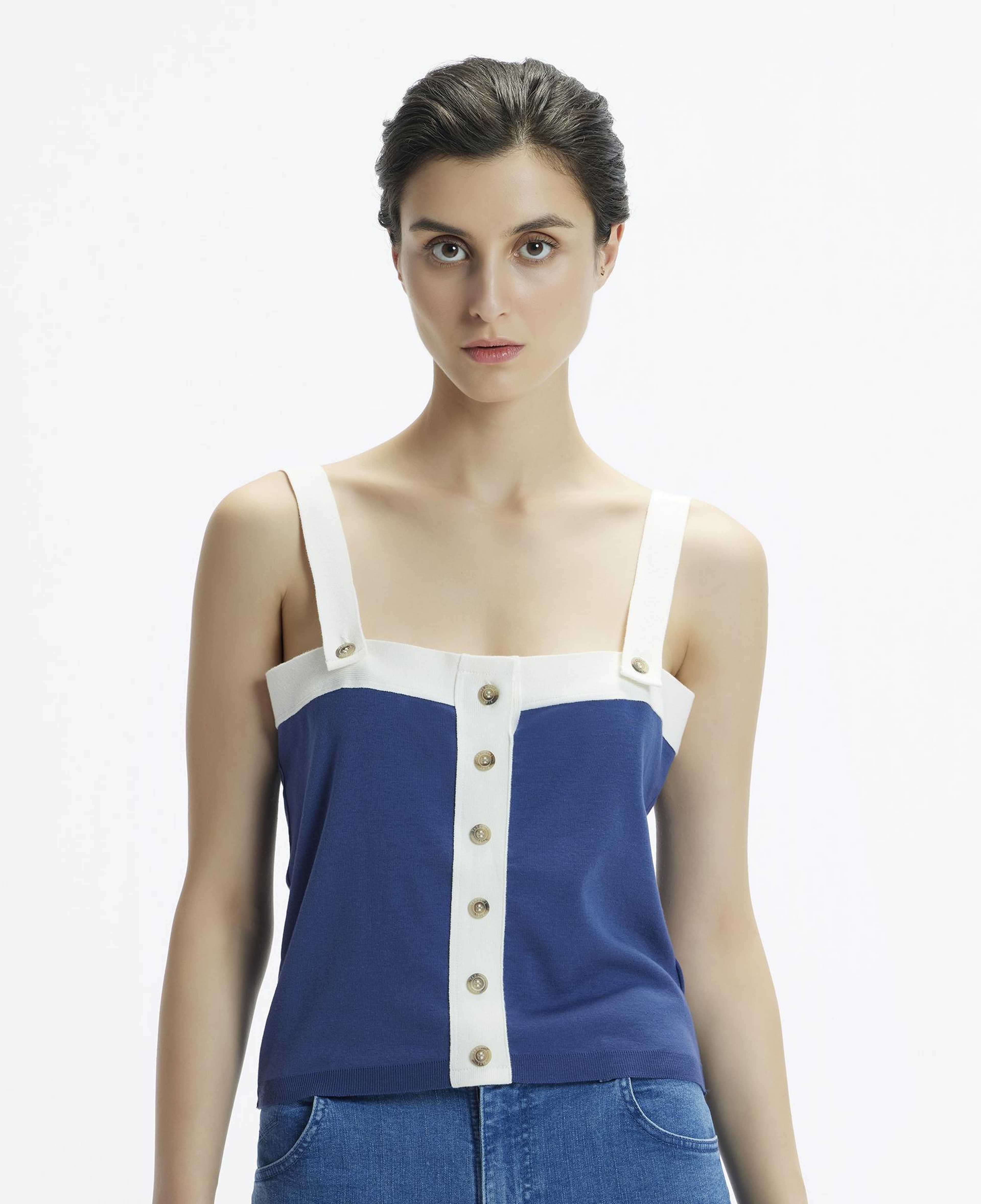 YARGICI Askılı Triko Blüz