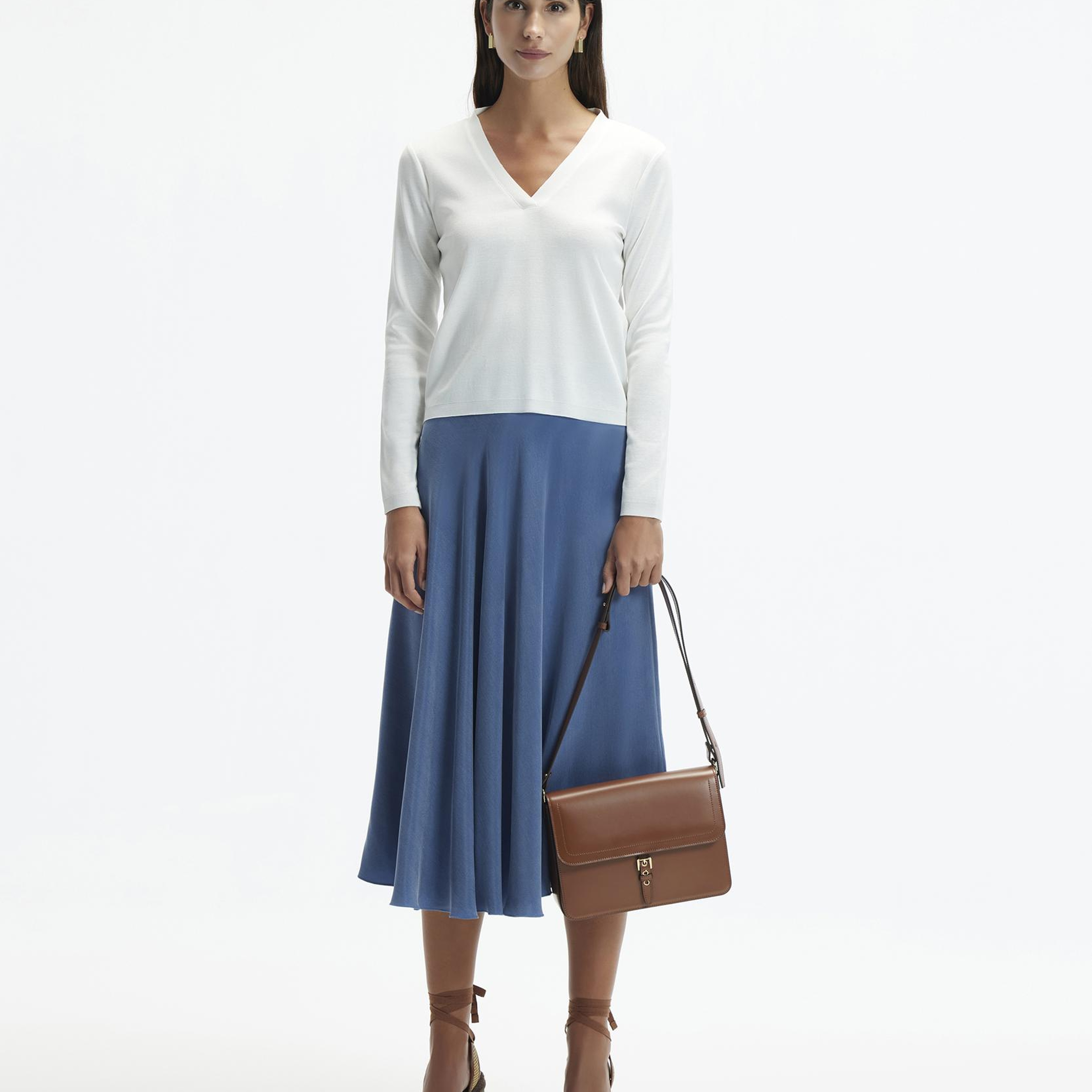 YARGICI V Yaka Uzun Kol Triko