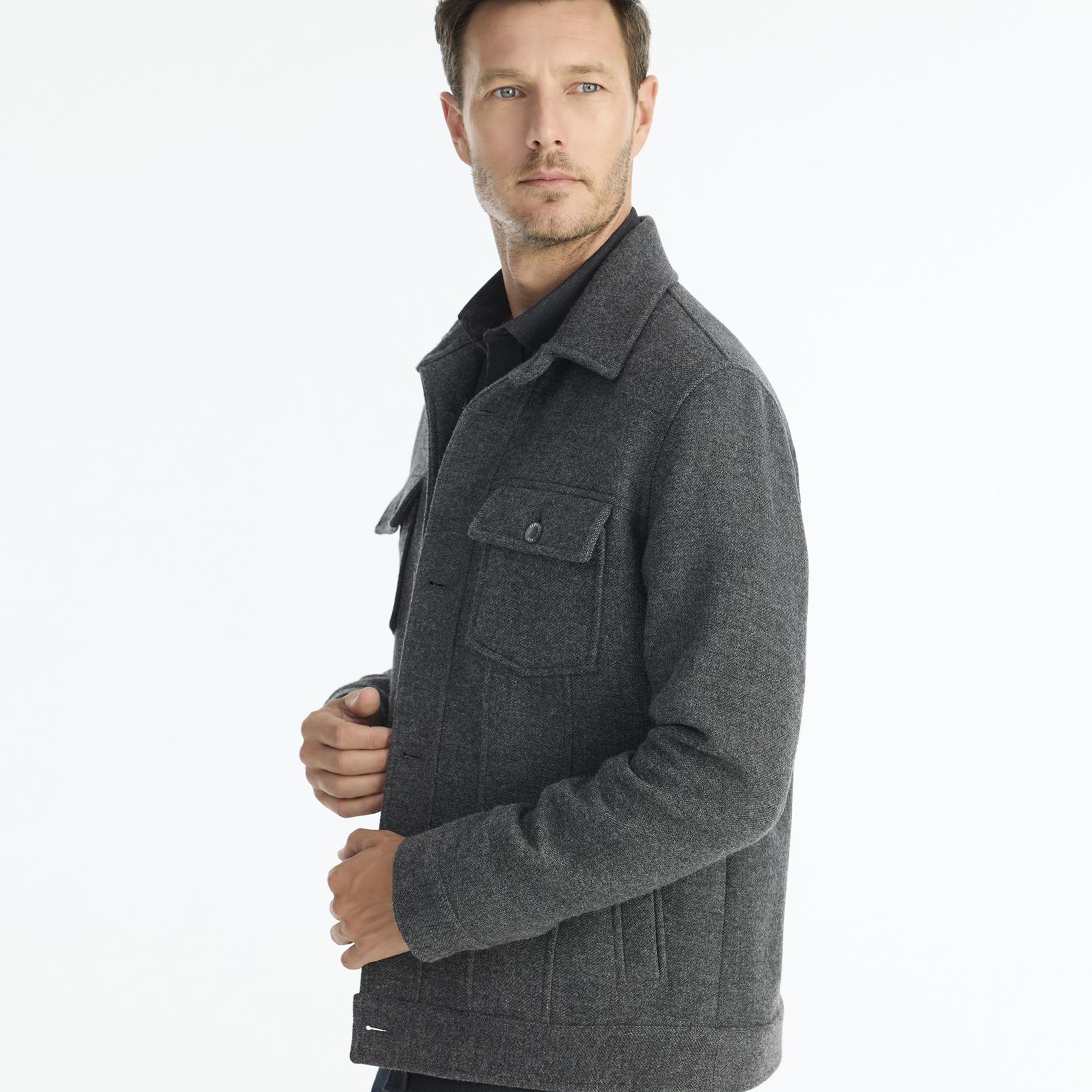 YARGICI Regular Gömlek Yaka Uzun Kol Ceket