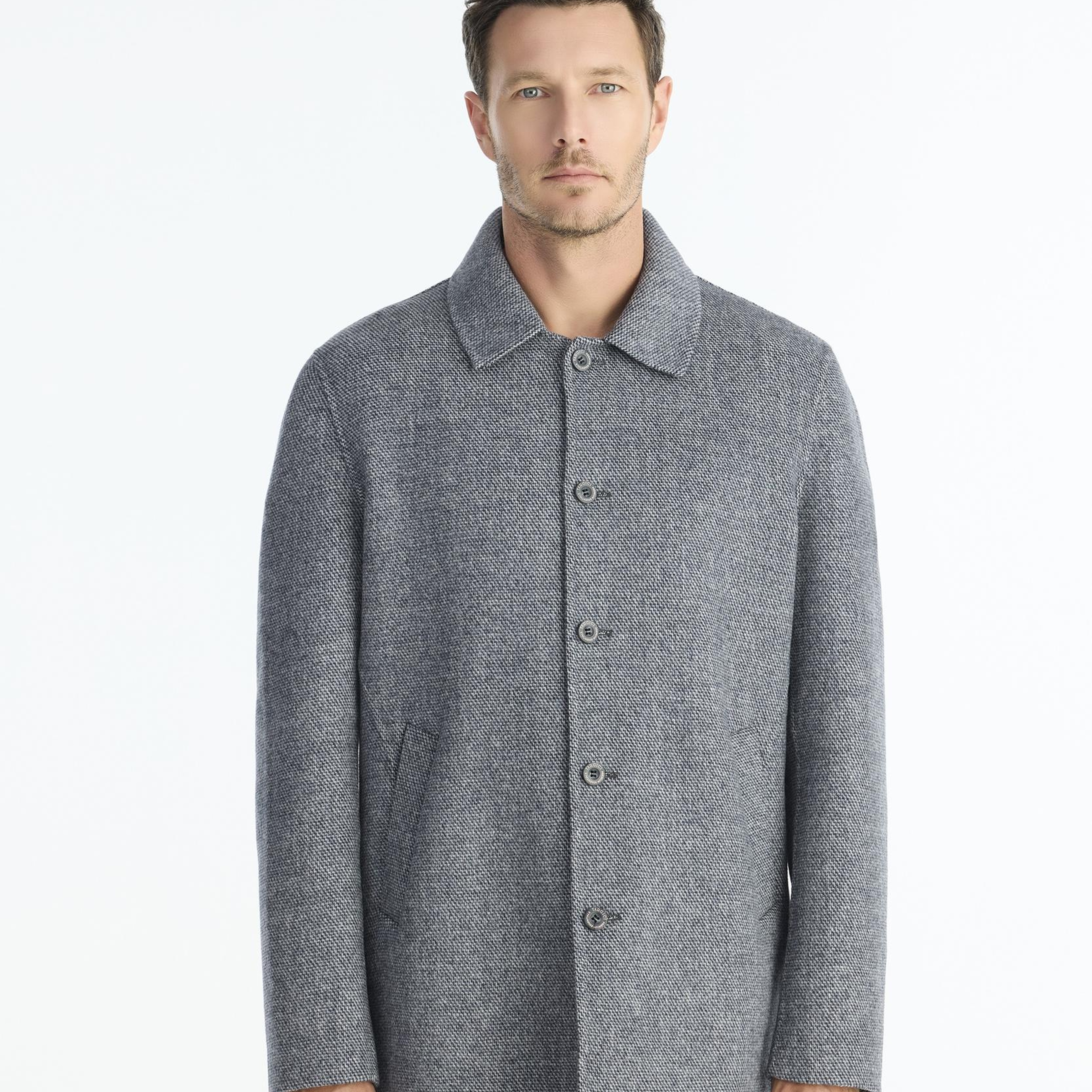 YARGICI Regular Gömlek Yaka Uzun Kol Palto