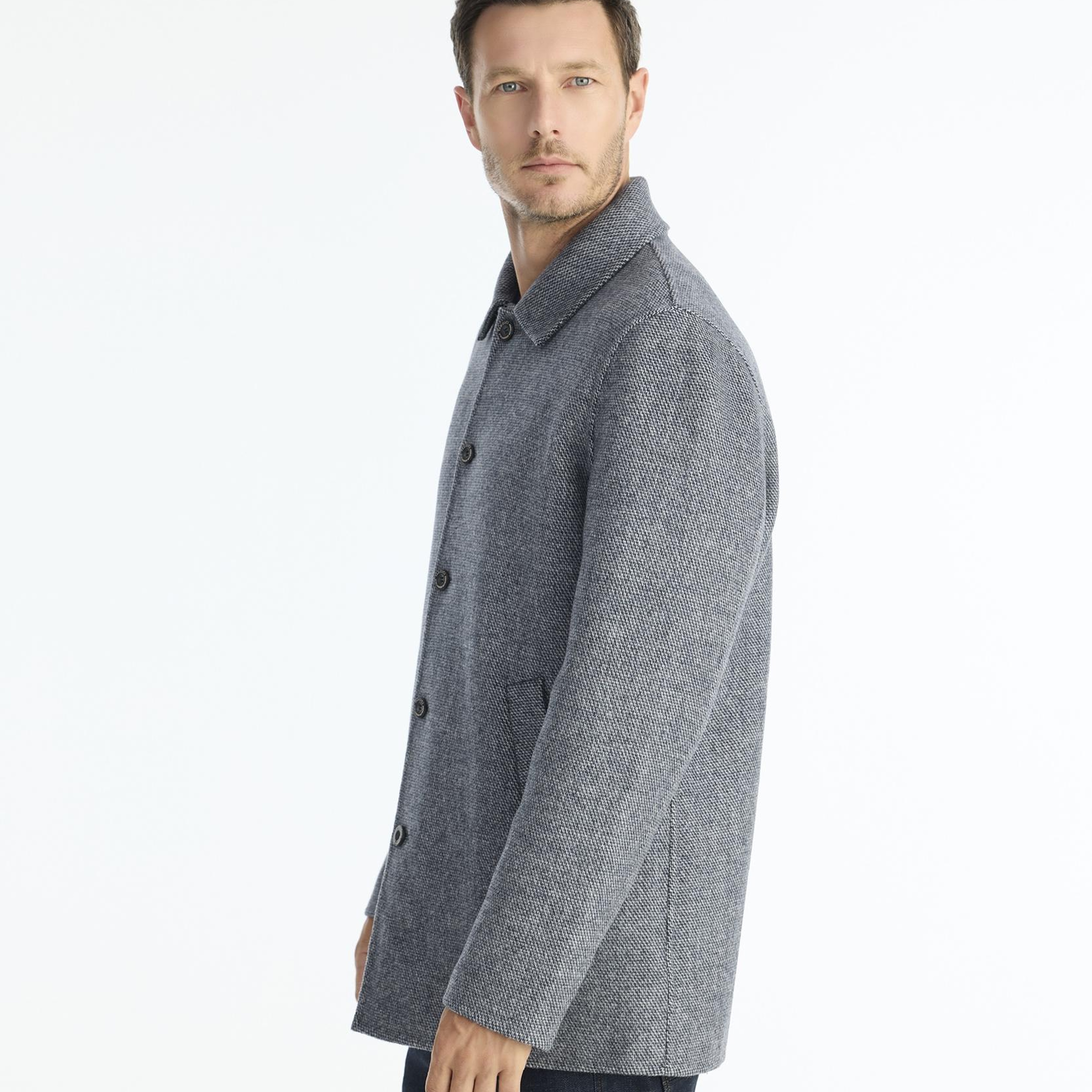 YARGICI Regular Gömlek Yaka Uzun Kol Palto