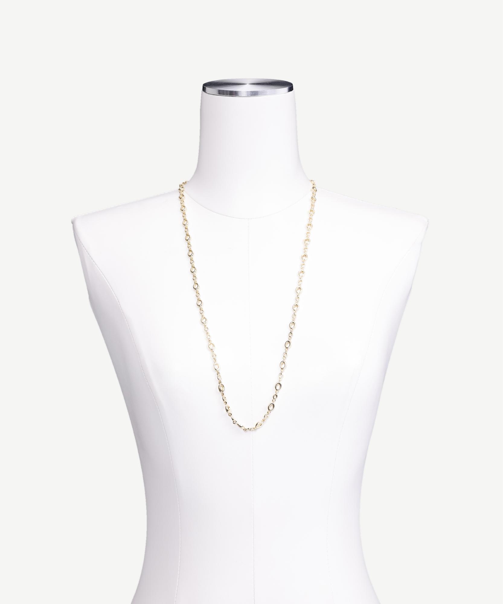 YARGICI Uzun Gold Zincir Kolye