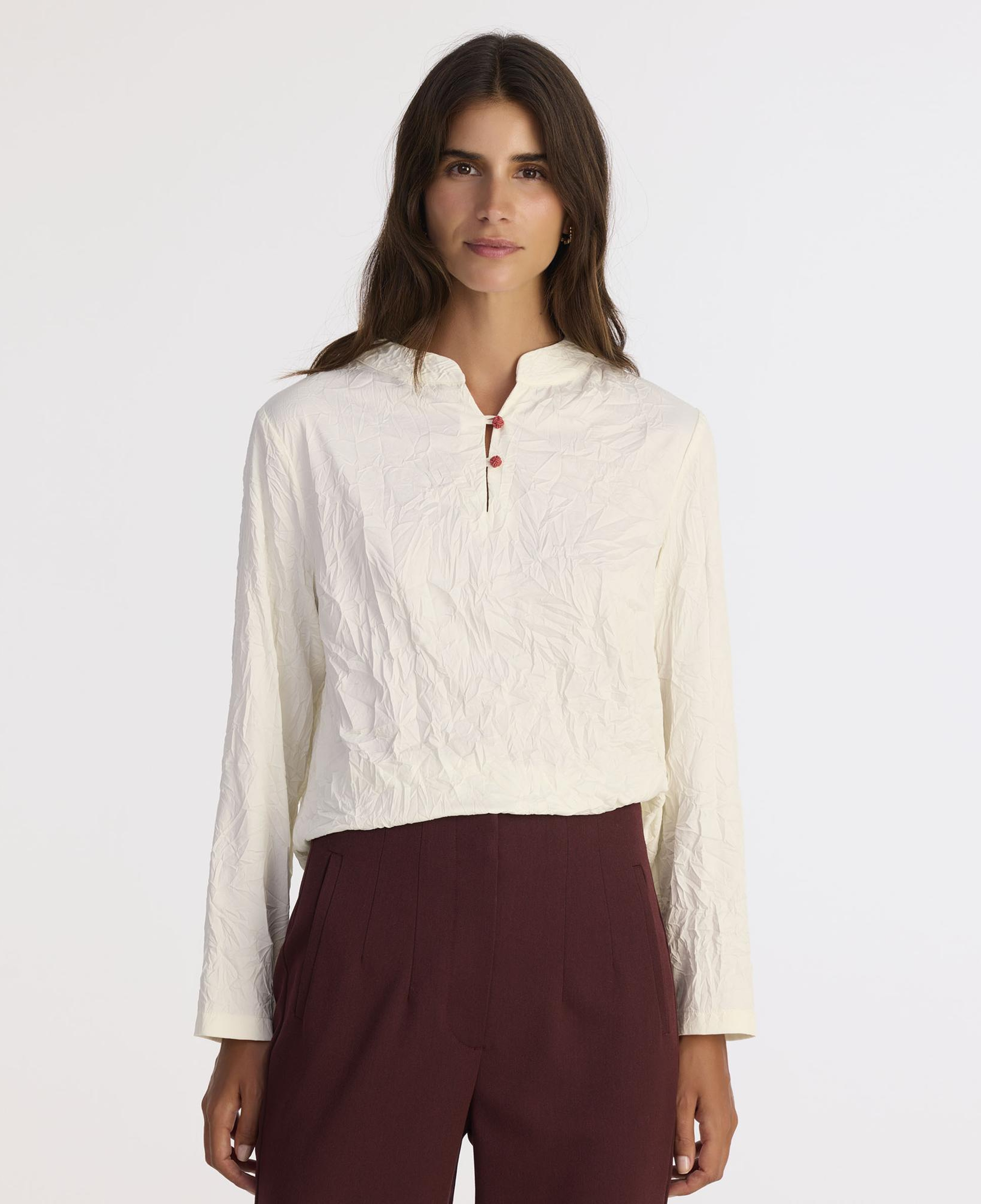 YARGICI Regular Hakim Yaka Uzun Kol Bluz