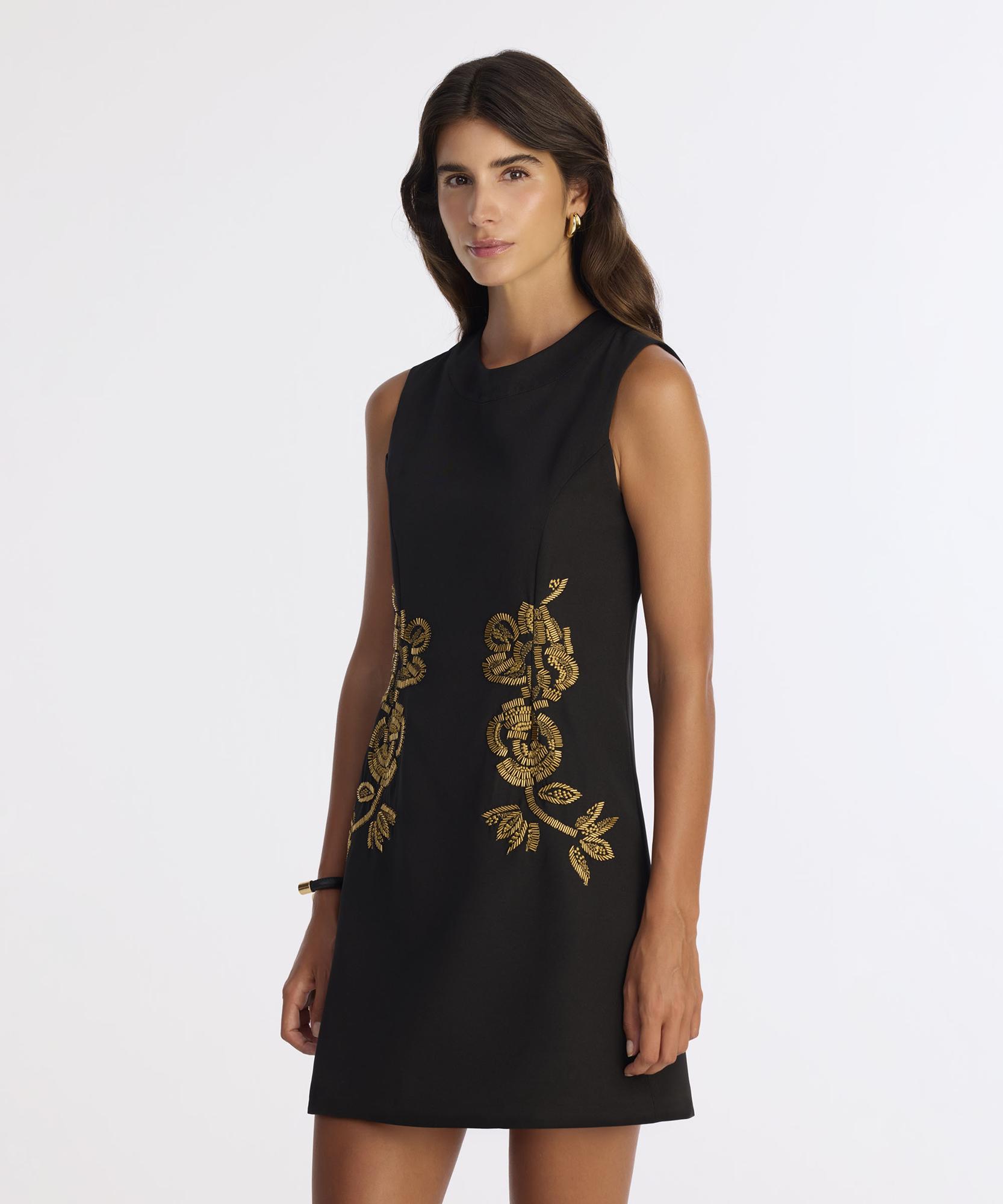 YARGICI Dar Bisiklet Yaka Kolsuz Elbise