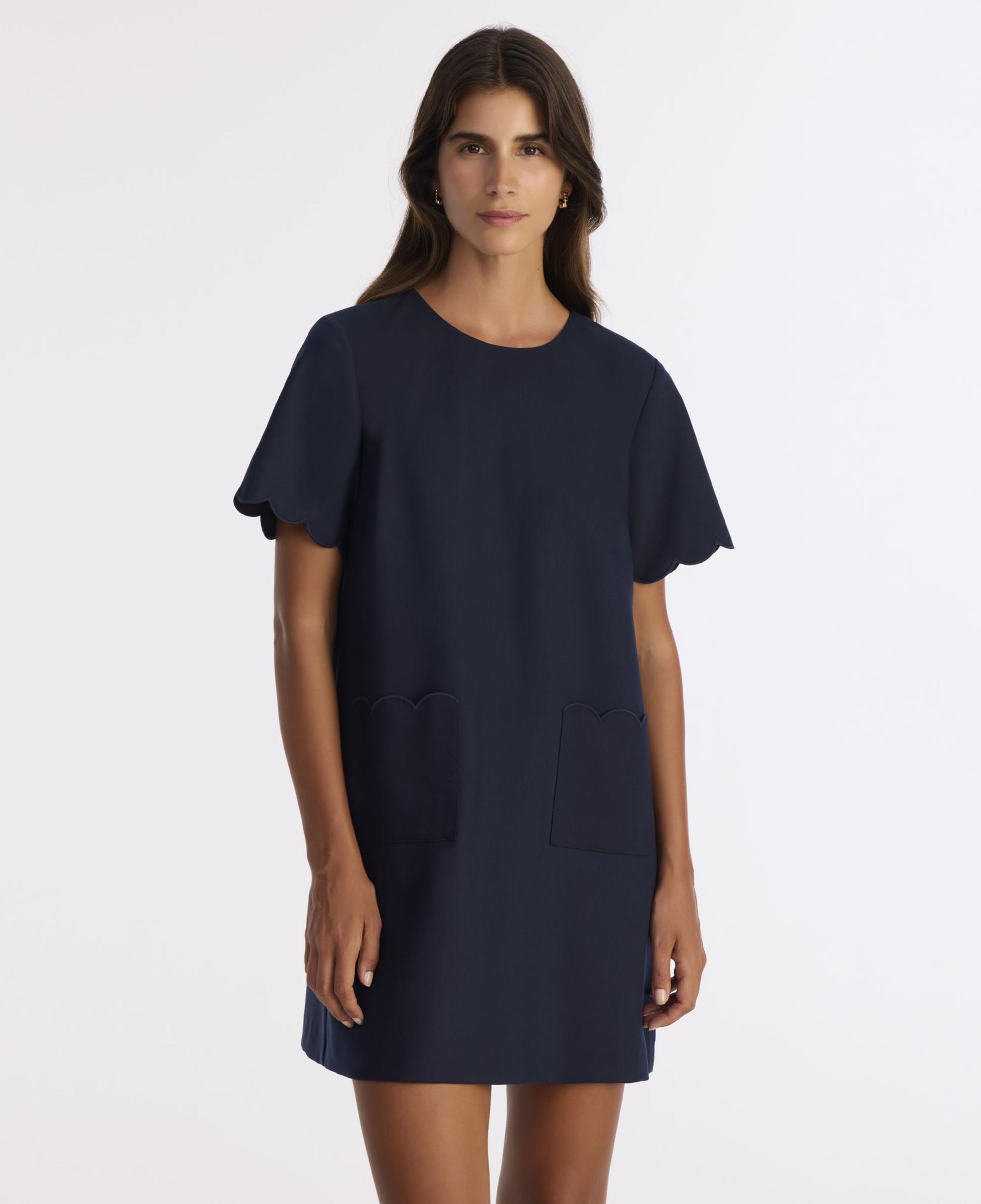 YARGICI Bol Bisiklet Yaka Kısa Kol Elbise