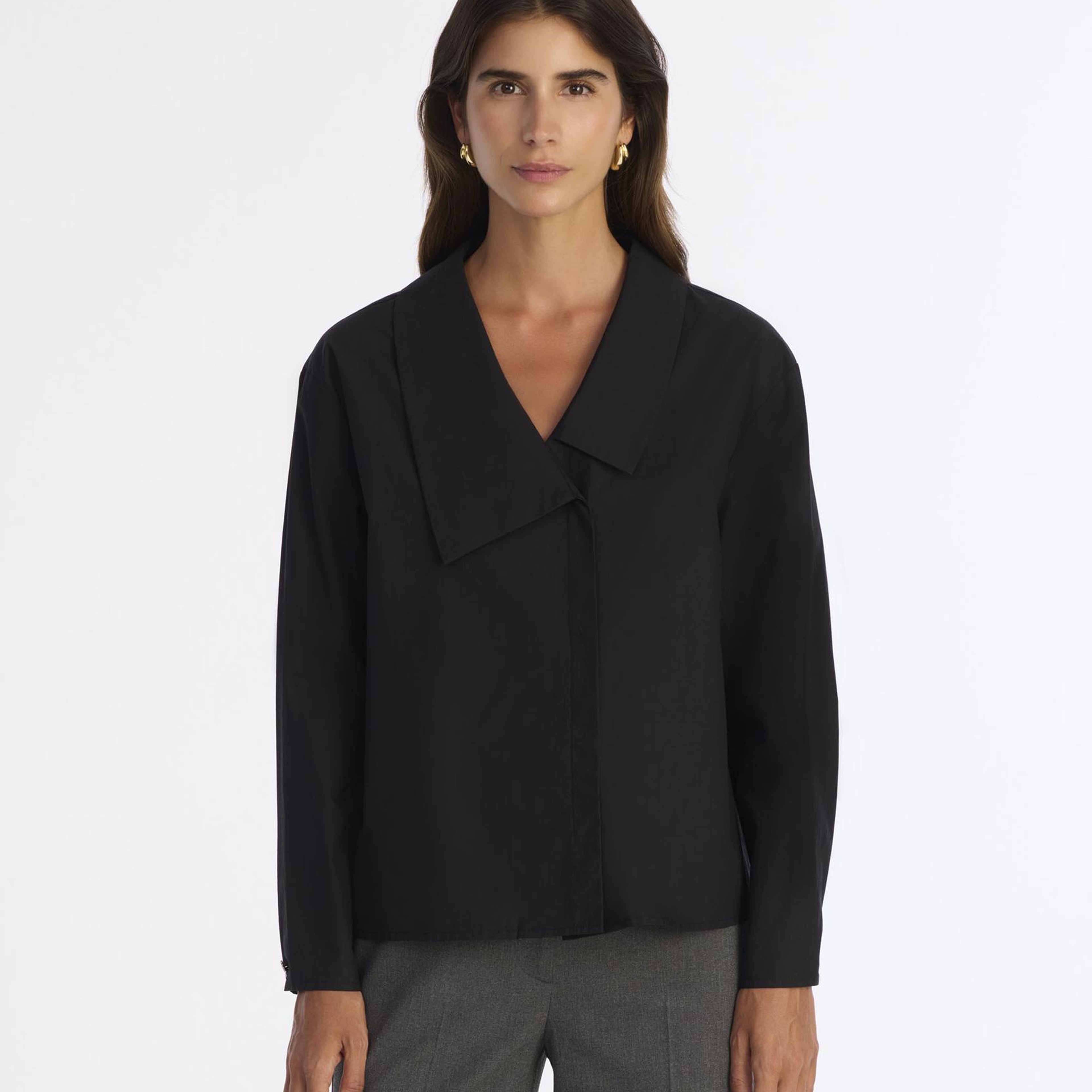 YARGICI Regular Şal Yaka Uzun Kol Gömlek