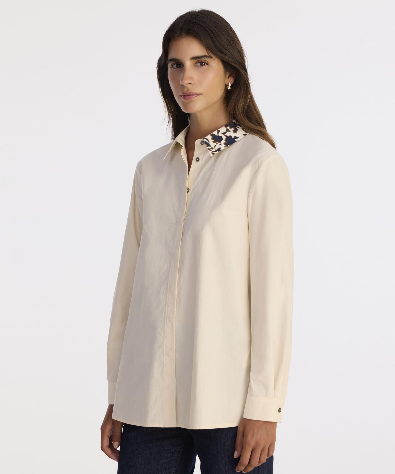 YARGICI Geniş Gömlek Yaka Uzun Kol Gömlek