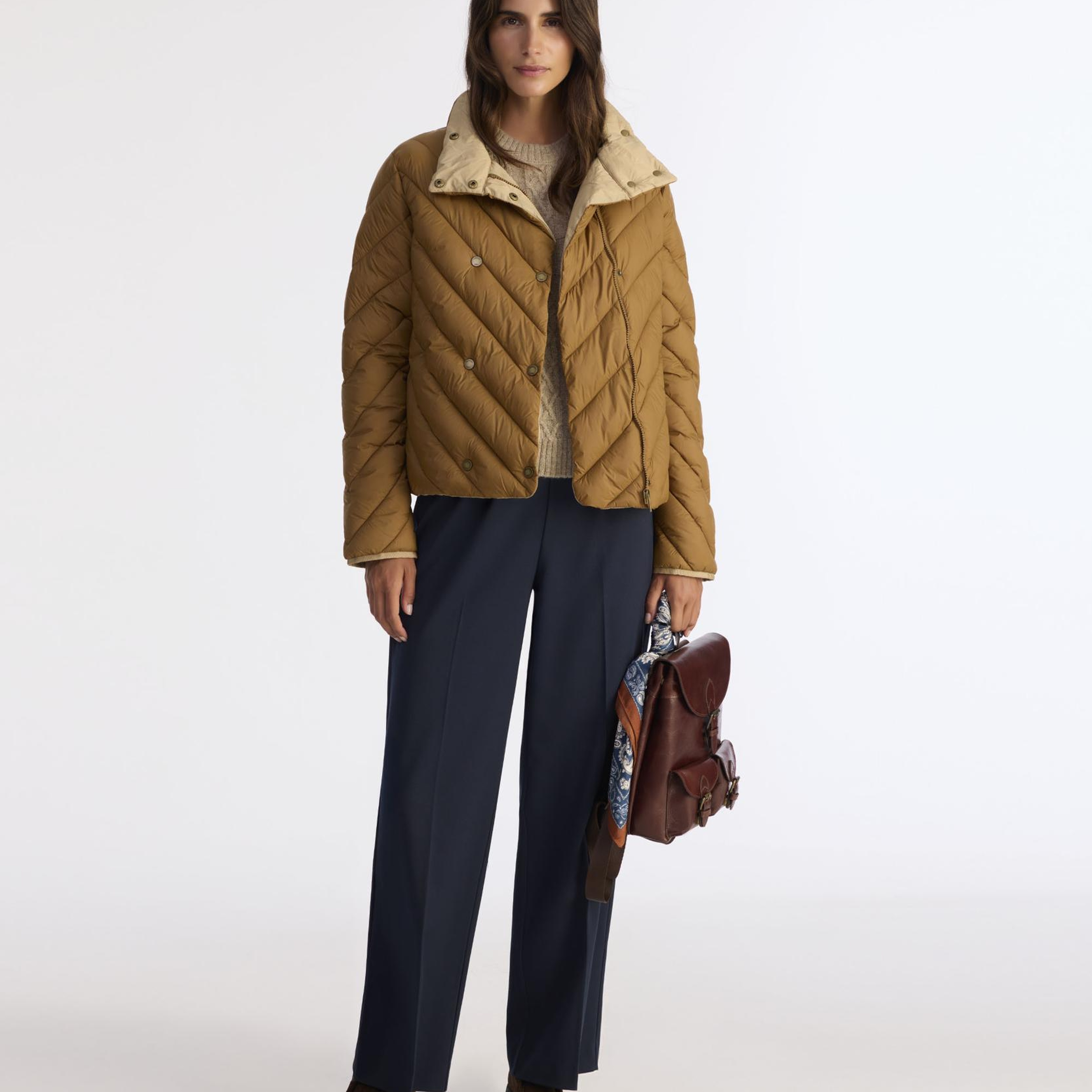 YARGICI Regular Dik Yaka Uzun Kol Mont